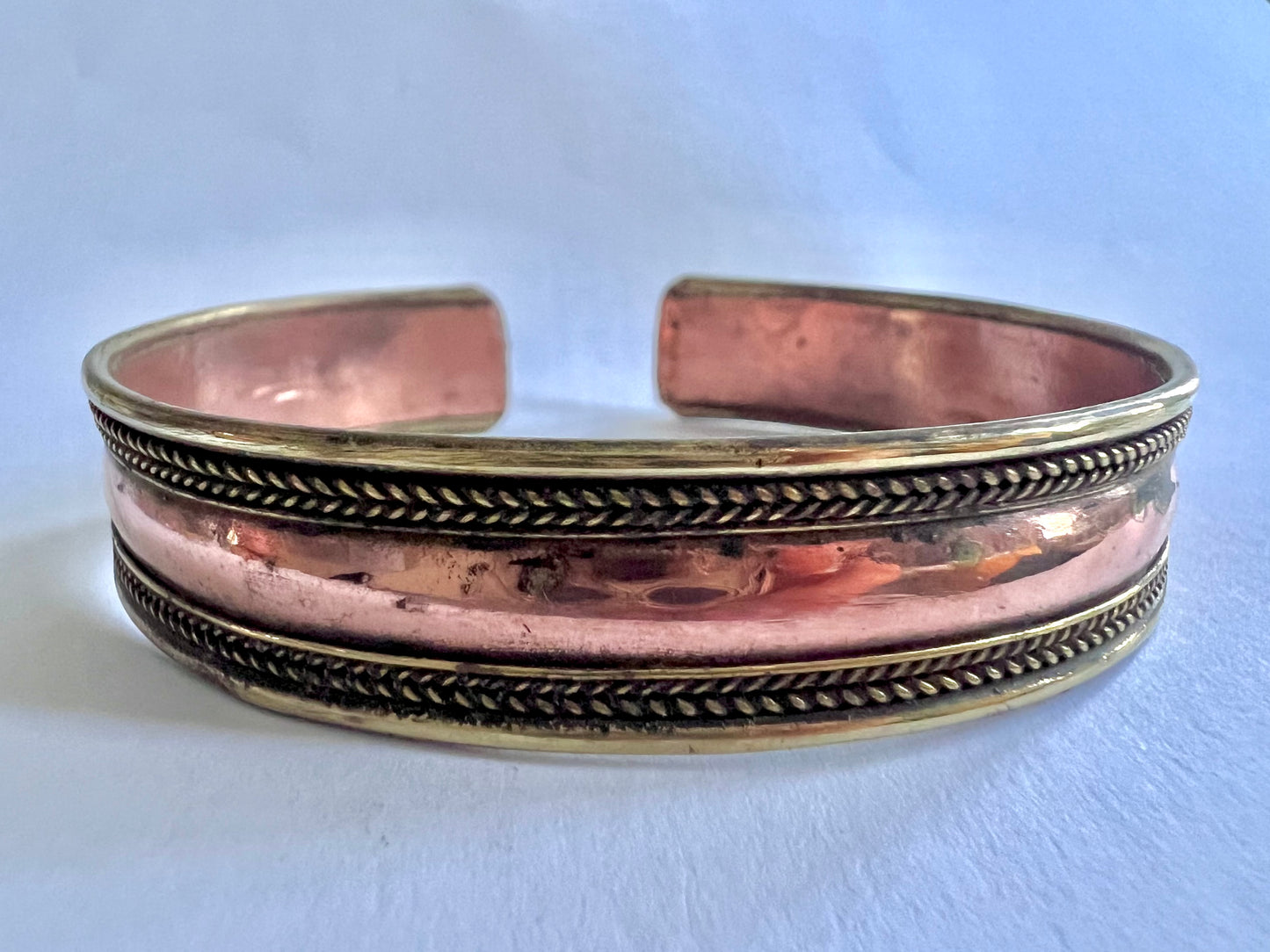 Handmade Copper and Brass Healing Energy Bracelet