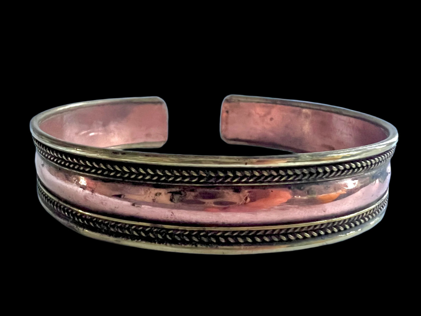 Handmade Copper and Brass Healing Energy Bracelet
