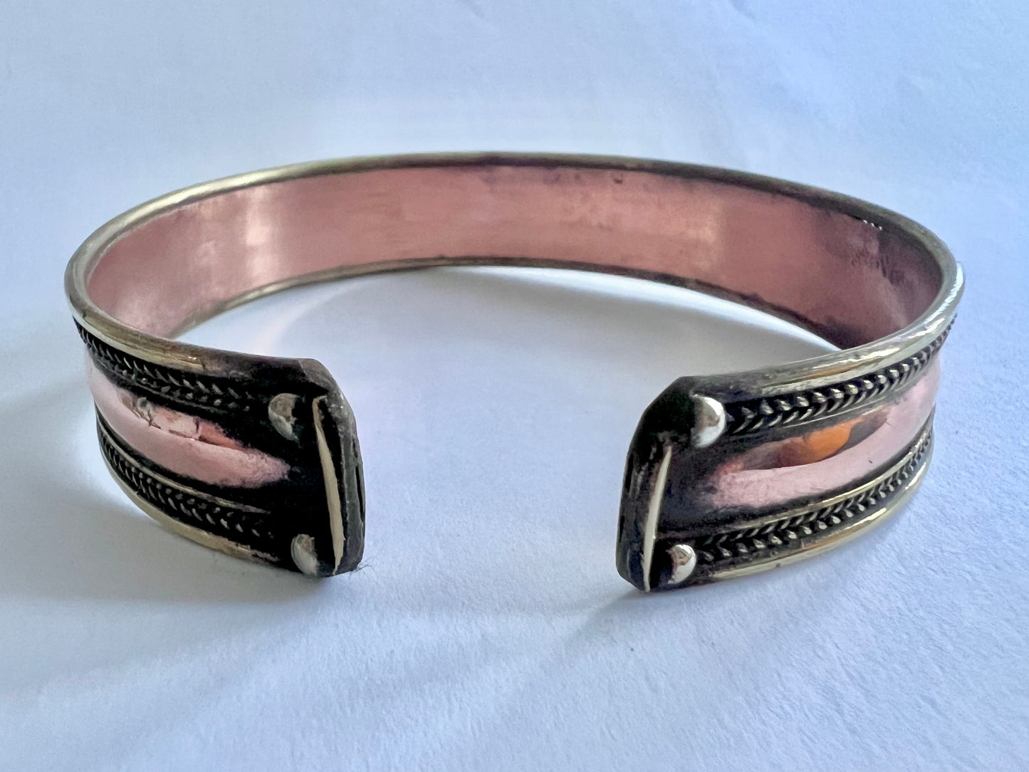 Handmade Copper and Brass Healing Energy Bracelet