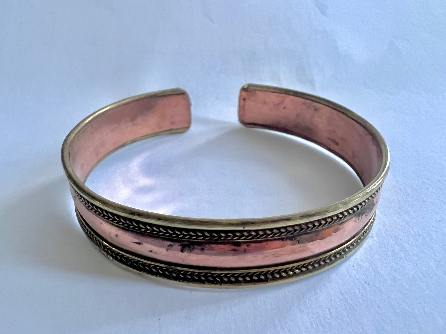 Handmade Copper and Brass Healing Energy Bracelet