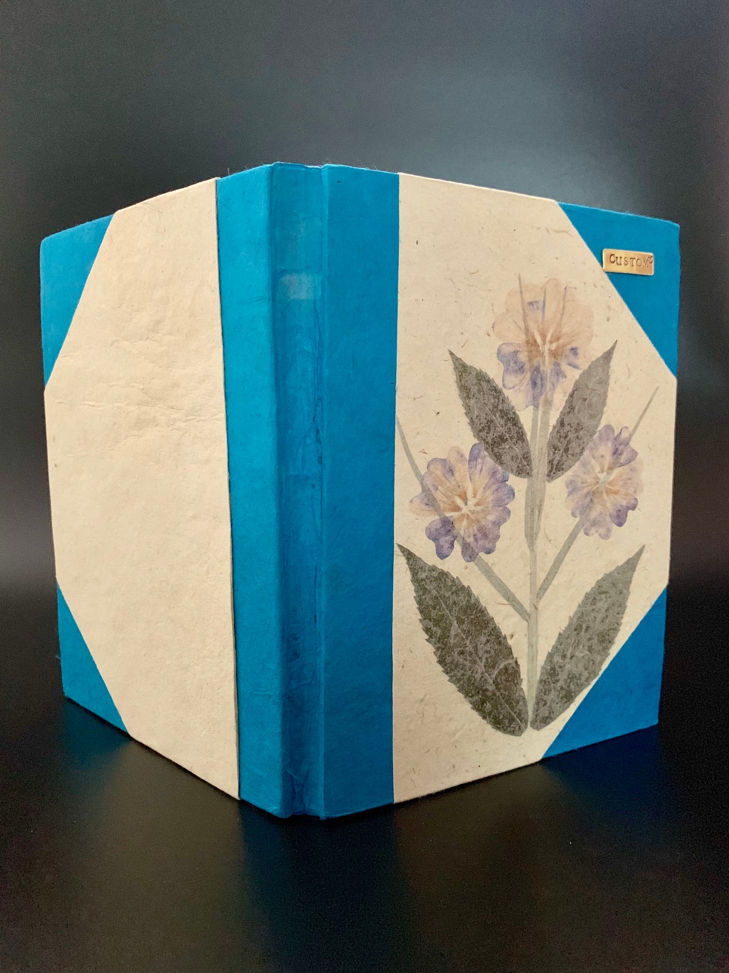 Personalised Natural Flower Journal / Notebook
