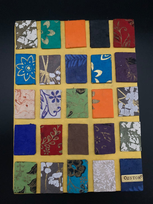 Personalised Collage Prints Panels Designed Journal/ Notebook