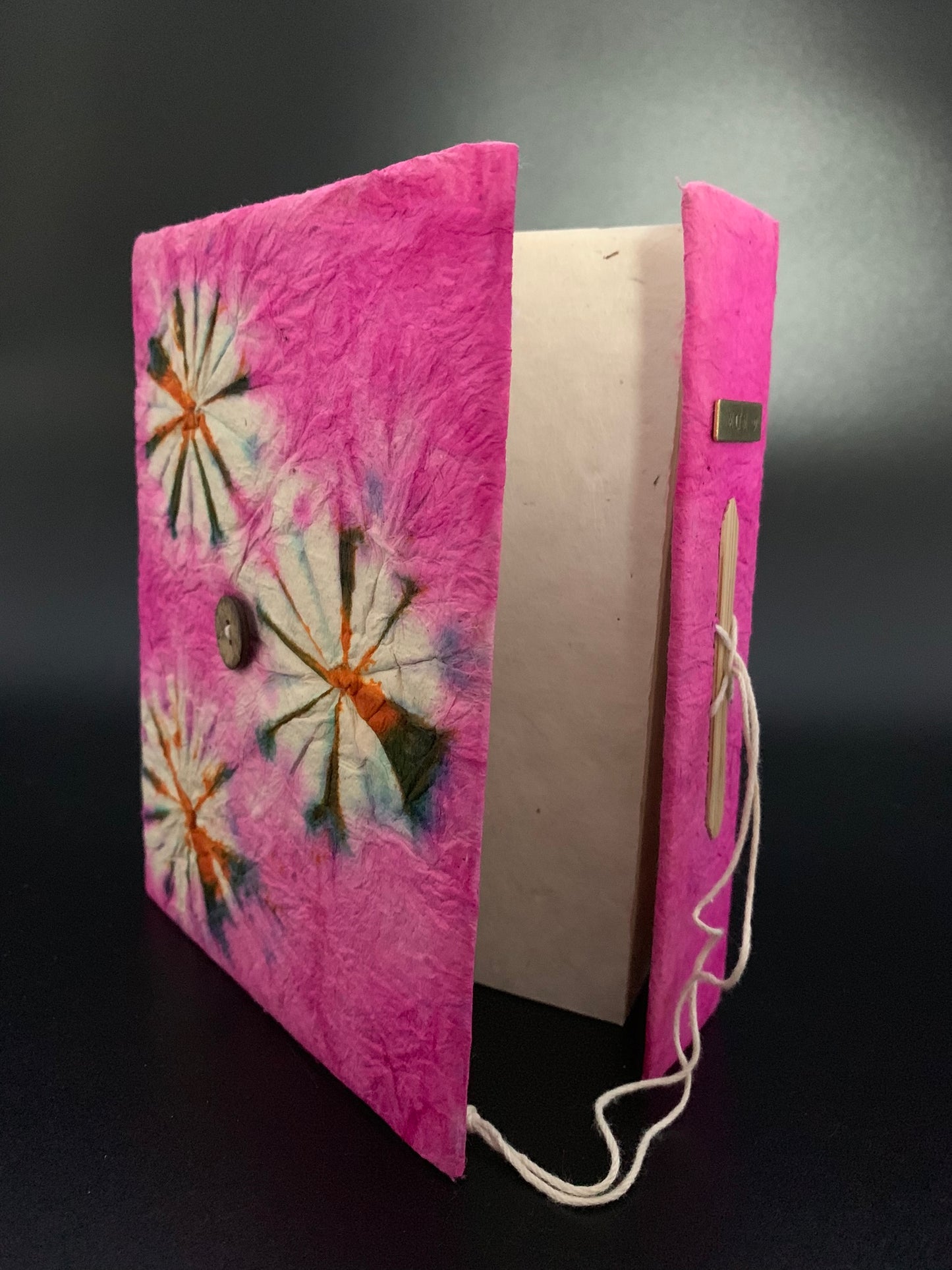 Personalised Tie Dye Lock Journal / Notebook