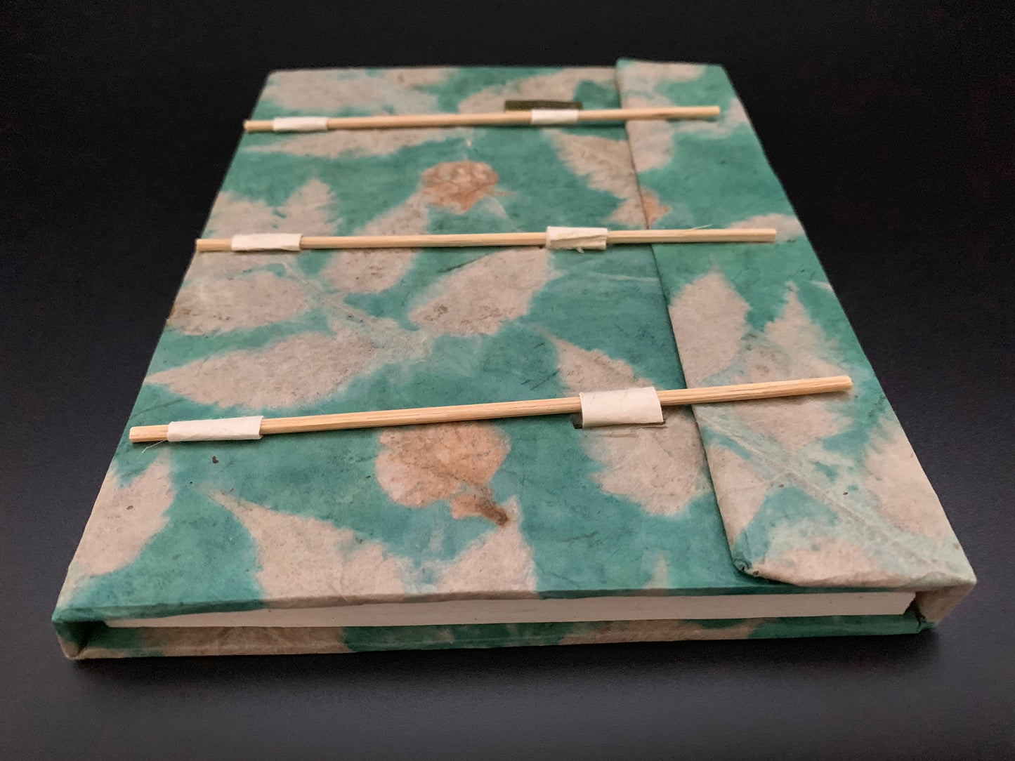 Personalised Natural Dry Leaf Journal / Notebook