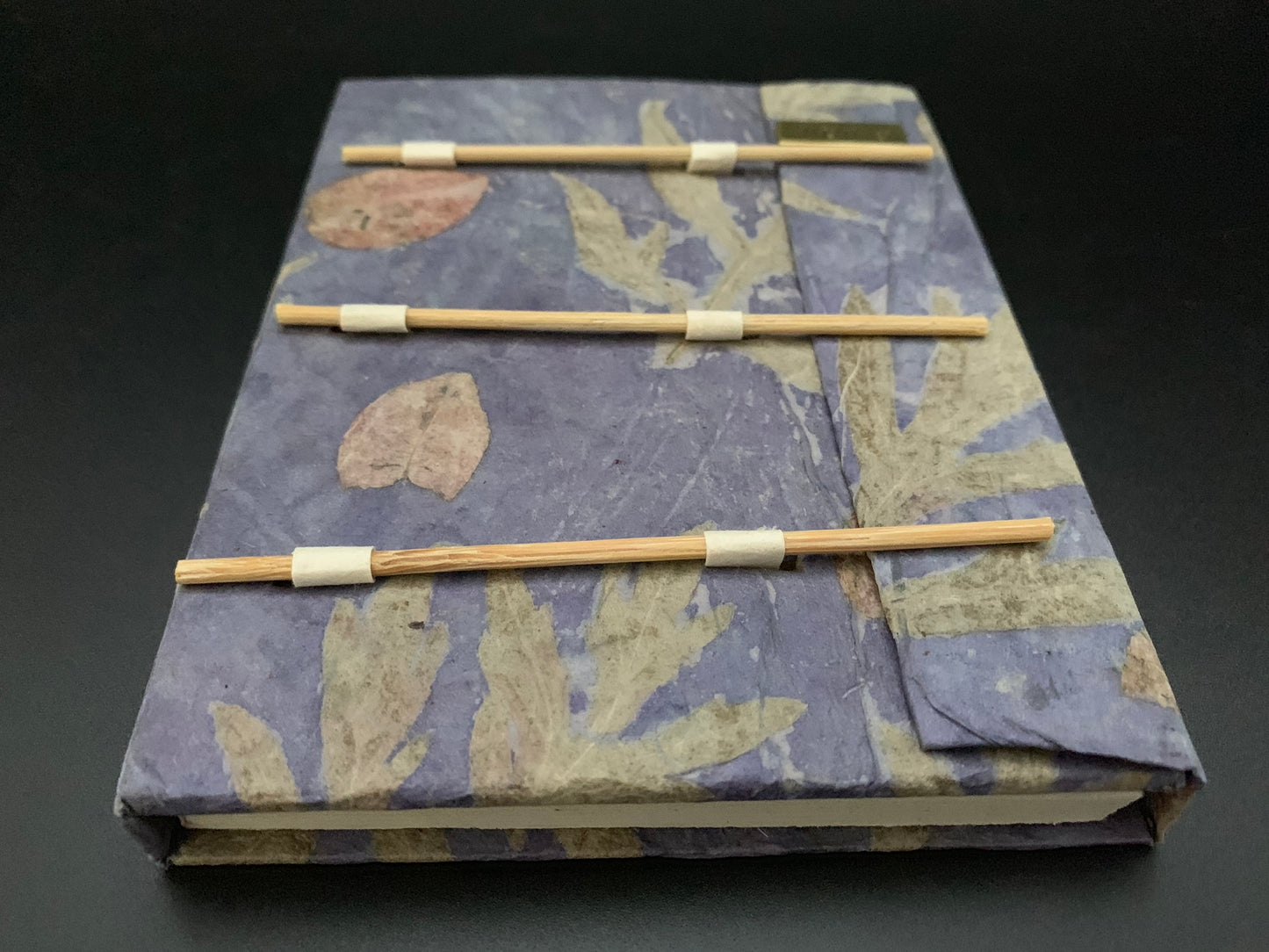 Personalised Natural Dry Leaf Journal / Notebook