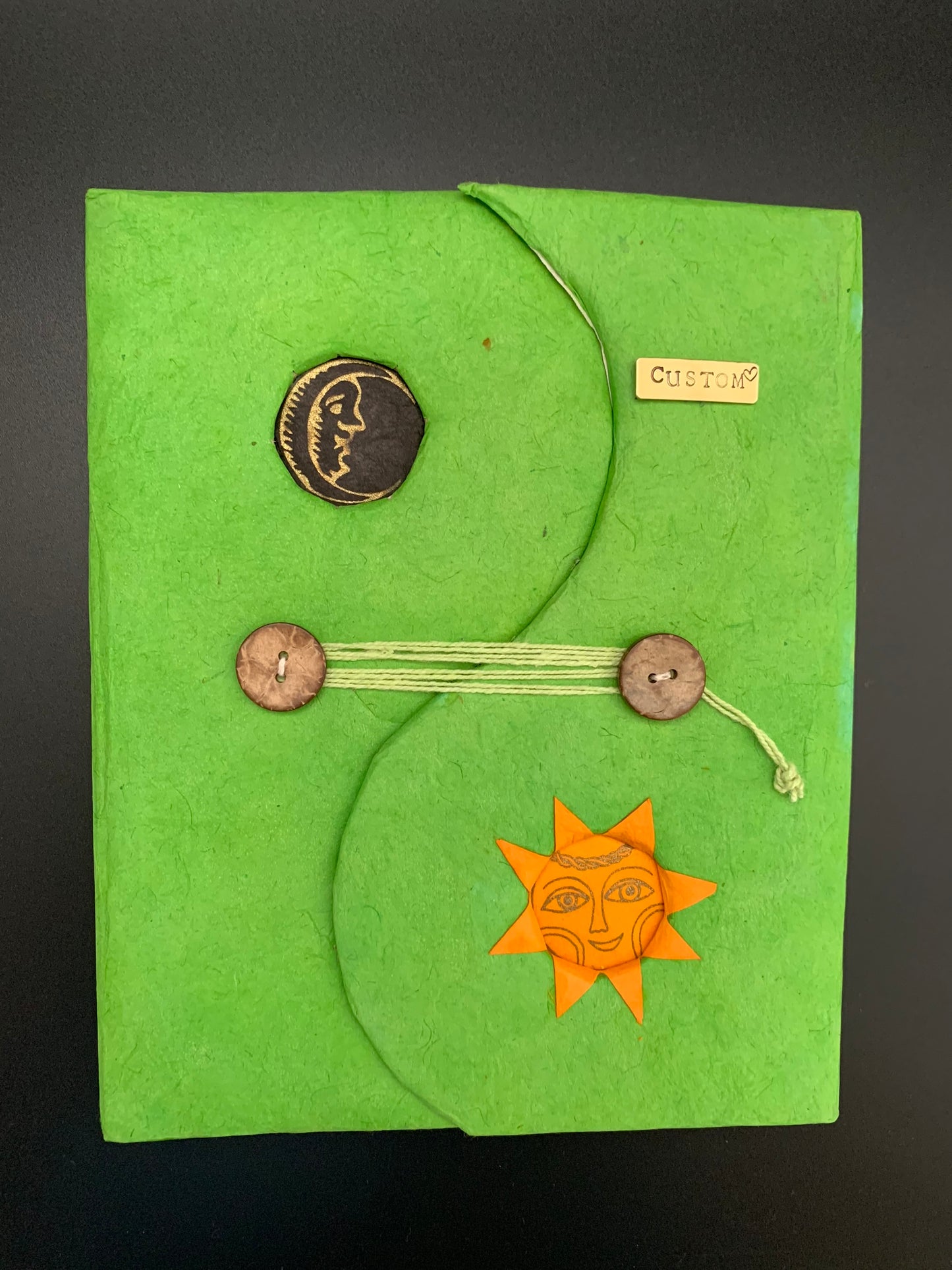 Personalised Sun & Moon Journal / Notebook