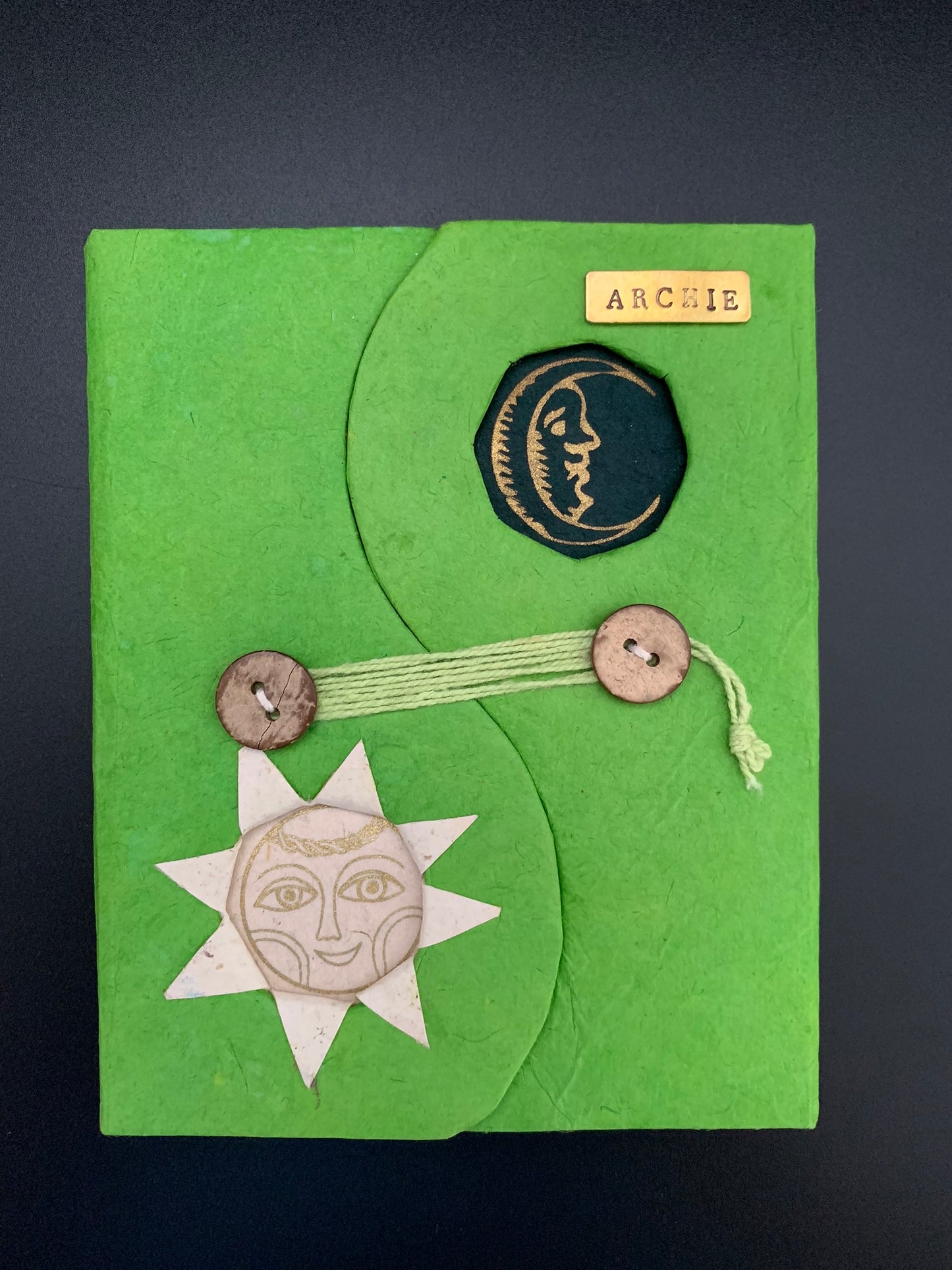 Personalised Sun & Moon Journal / Notebook