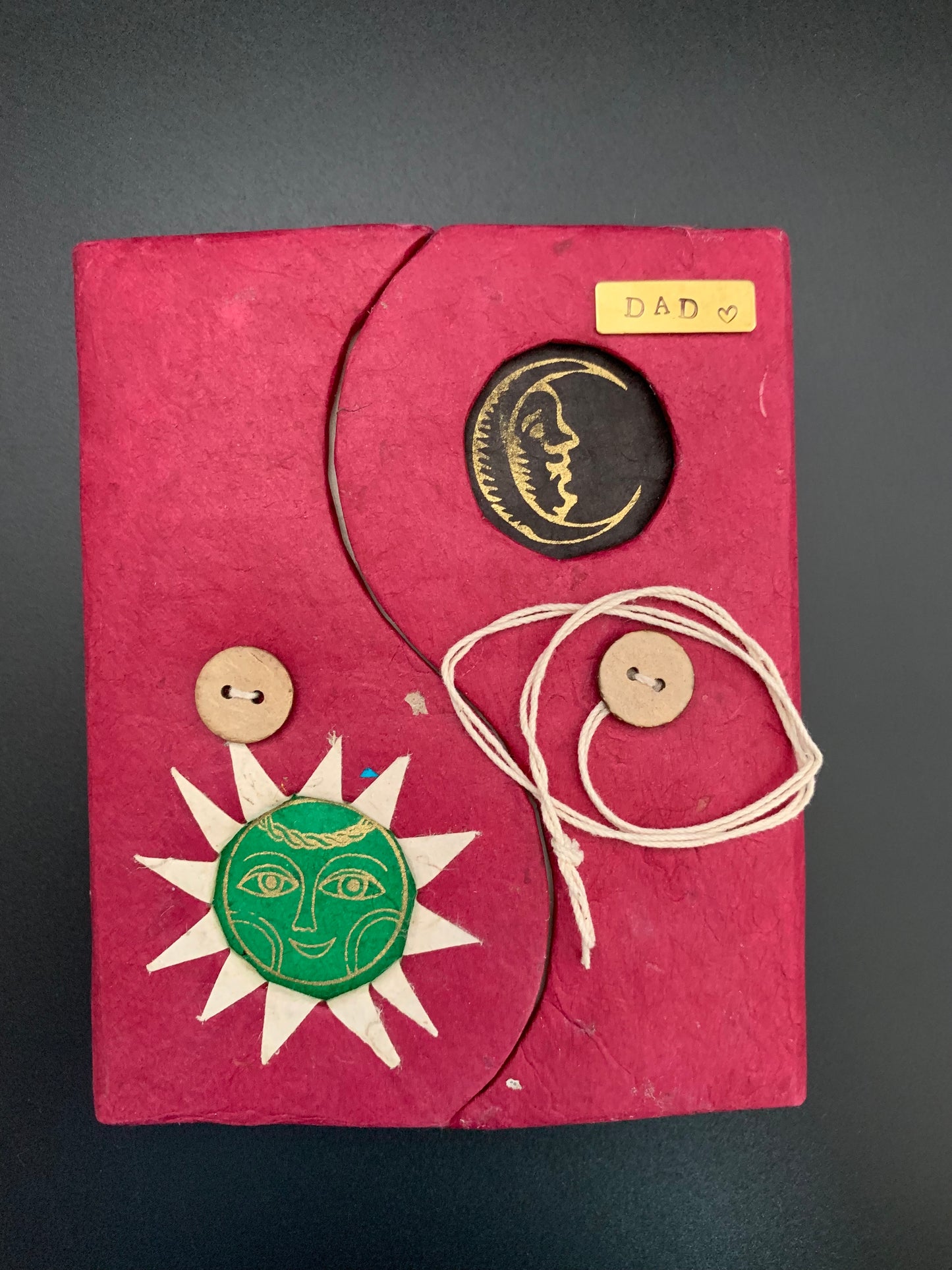 Personalised Sun & Moon Journal / Notebook