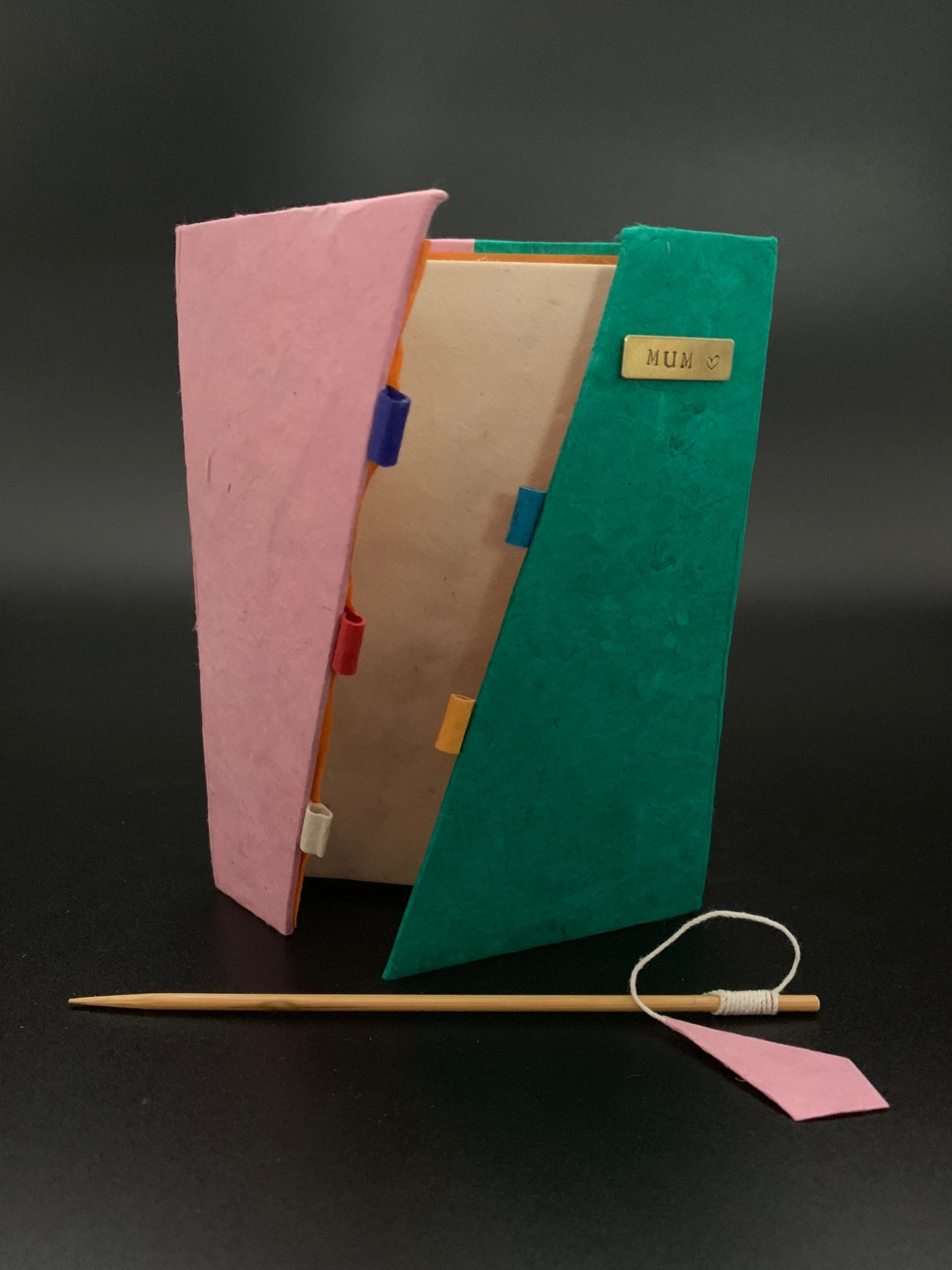 Personalised Diagonal Slide Lock Journal / Notebook