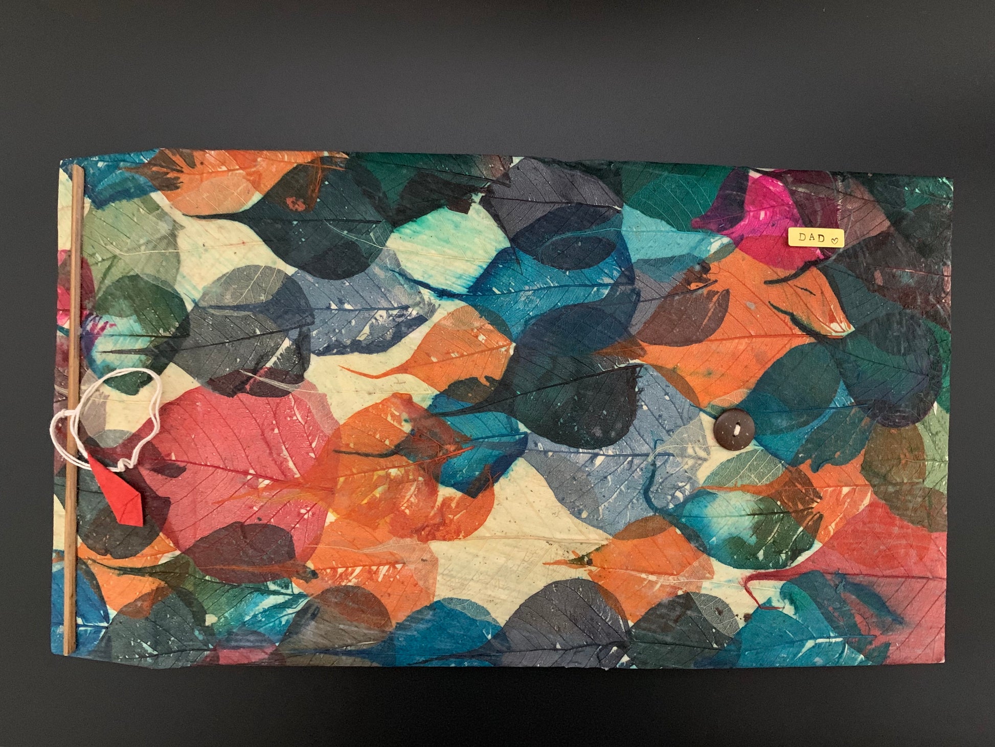 Personalised Leaf Collage Journal / Notebook - Konmay London