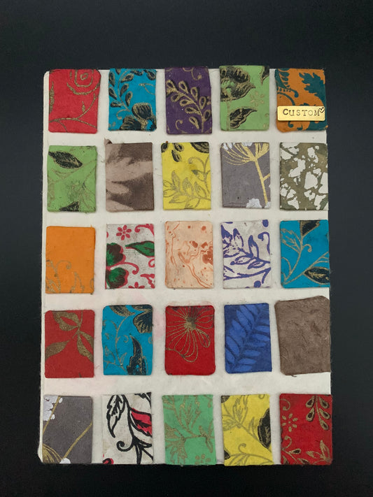 Personalised Collage Prints Panels Designed Journal/ Notebook