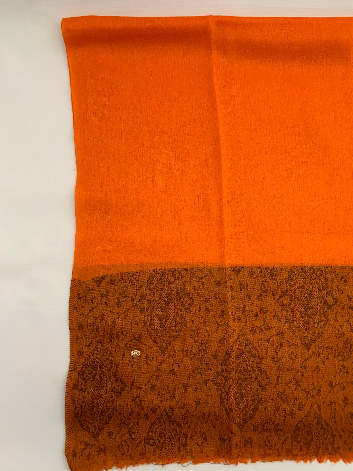 Handmade Personalised Initials 100% Cashmere Patterned Scarf - Konmay London