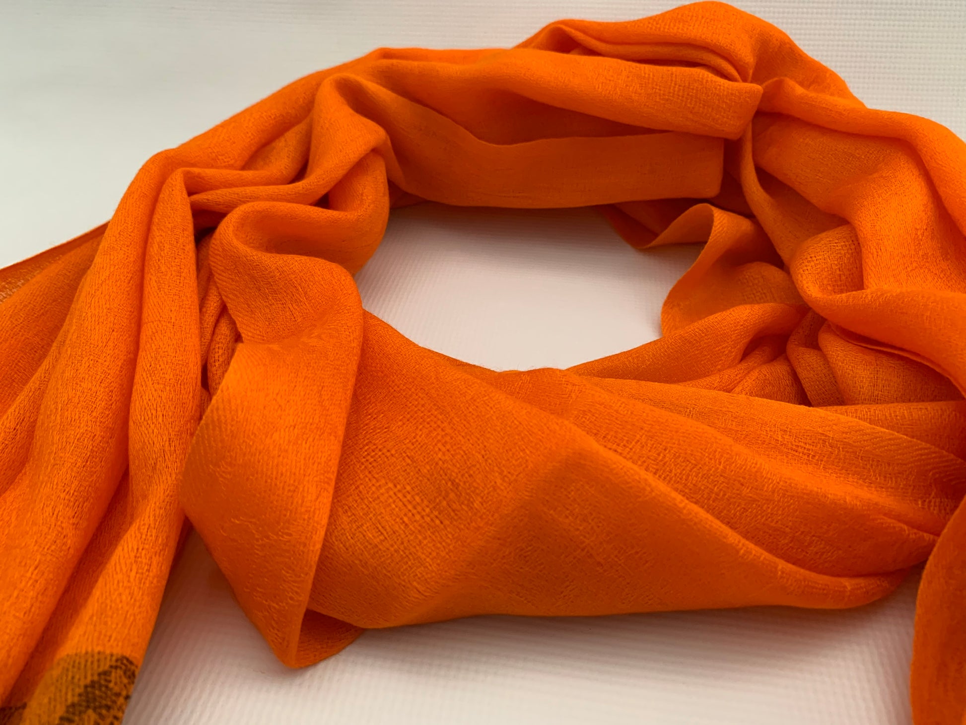 Handmade Personalised Initials 100% Cashmere Patterned Scarf - Konmay London
