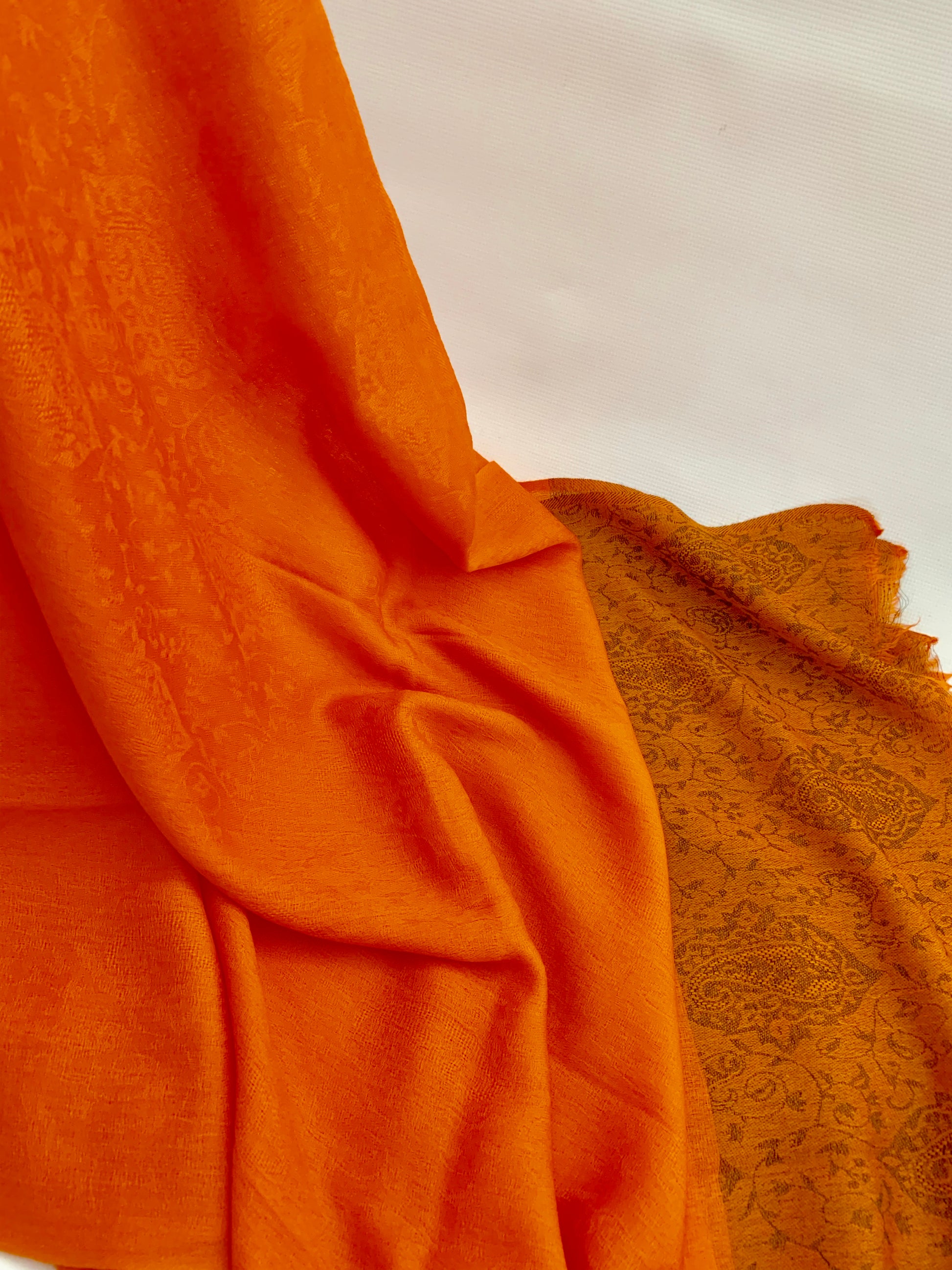 Handmade Personalised Initials 100% Cashmere Patterned Scarf - Konmay London