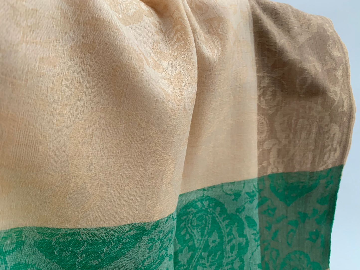 Handmade Personalised Initials 100% Cashmere Patterned Scarf - Konmay London