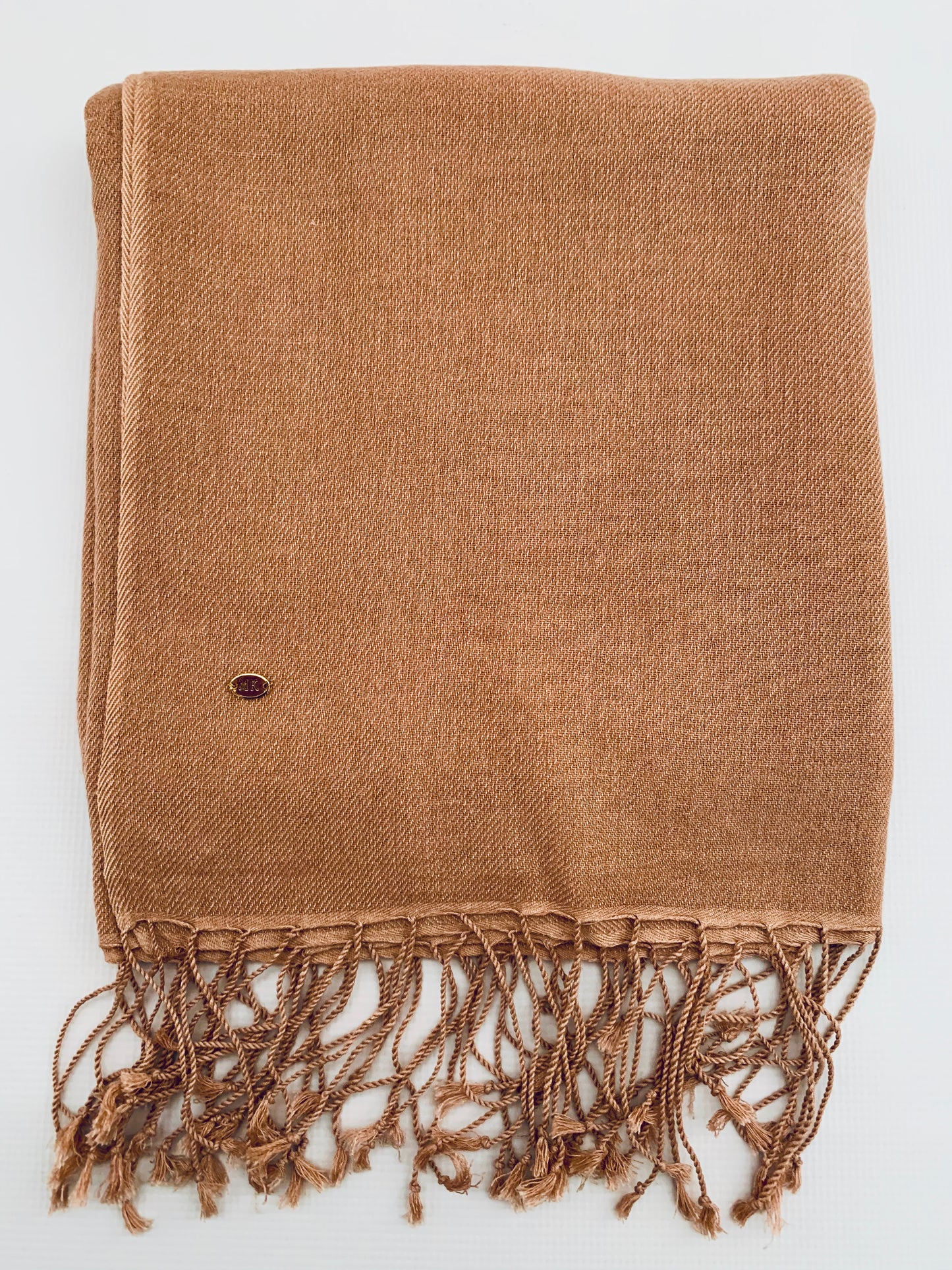 Handmade Personalised Initials 70/30 % Cashmere & Silk Pashmina Scarf - Konmay London