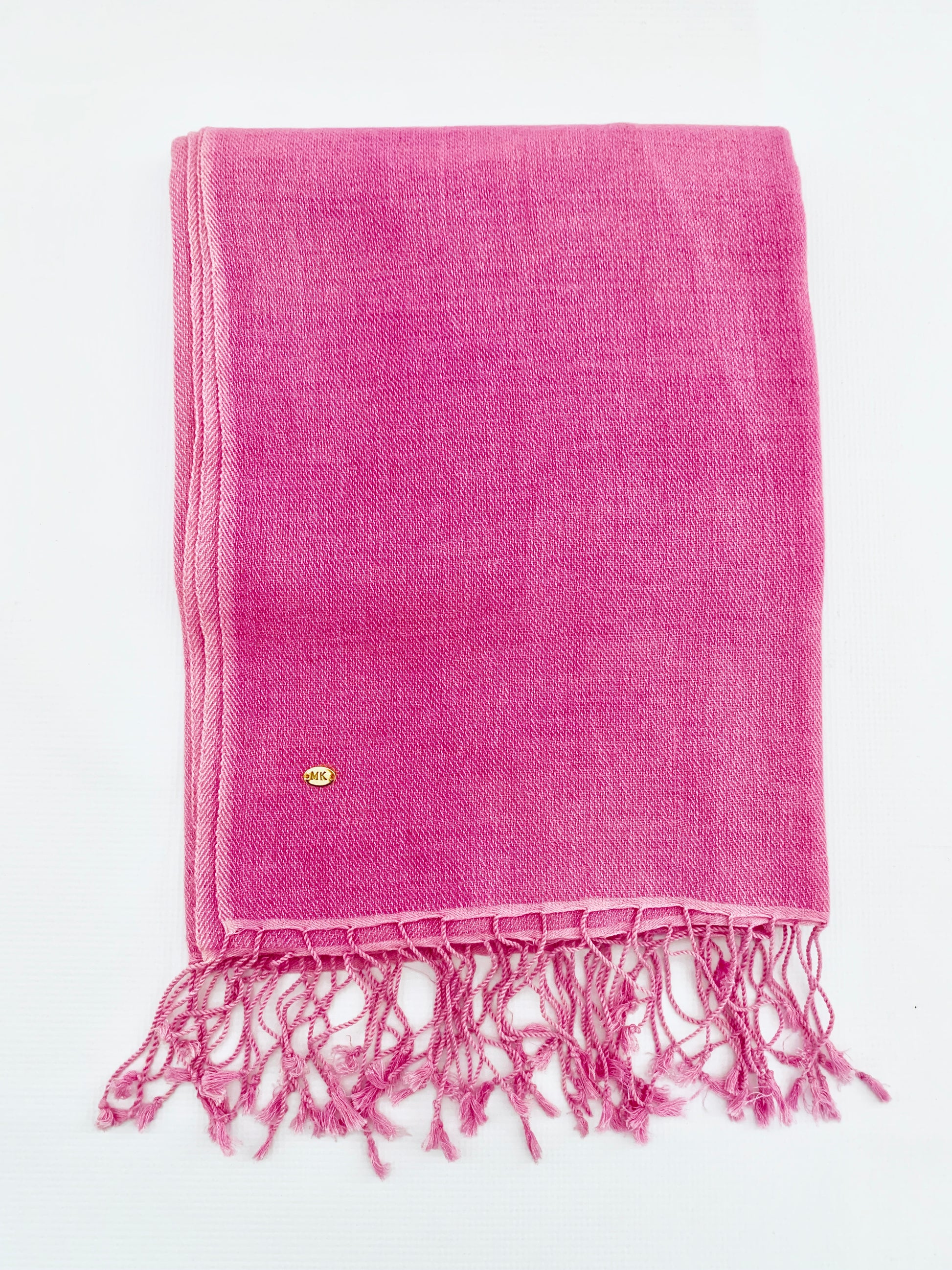 Handmade Personalised Initials 70/30 % Cashmere & Silk Pashmina Scarf - Konmay London
