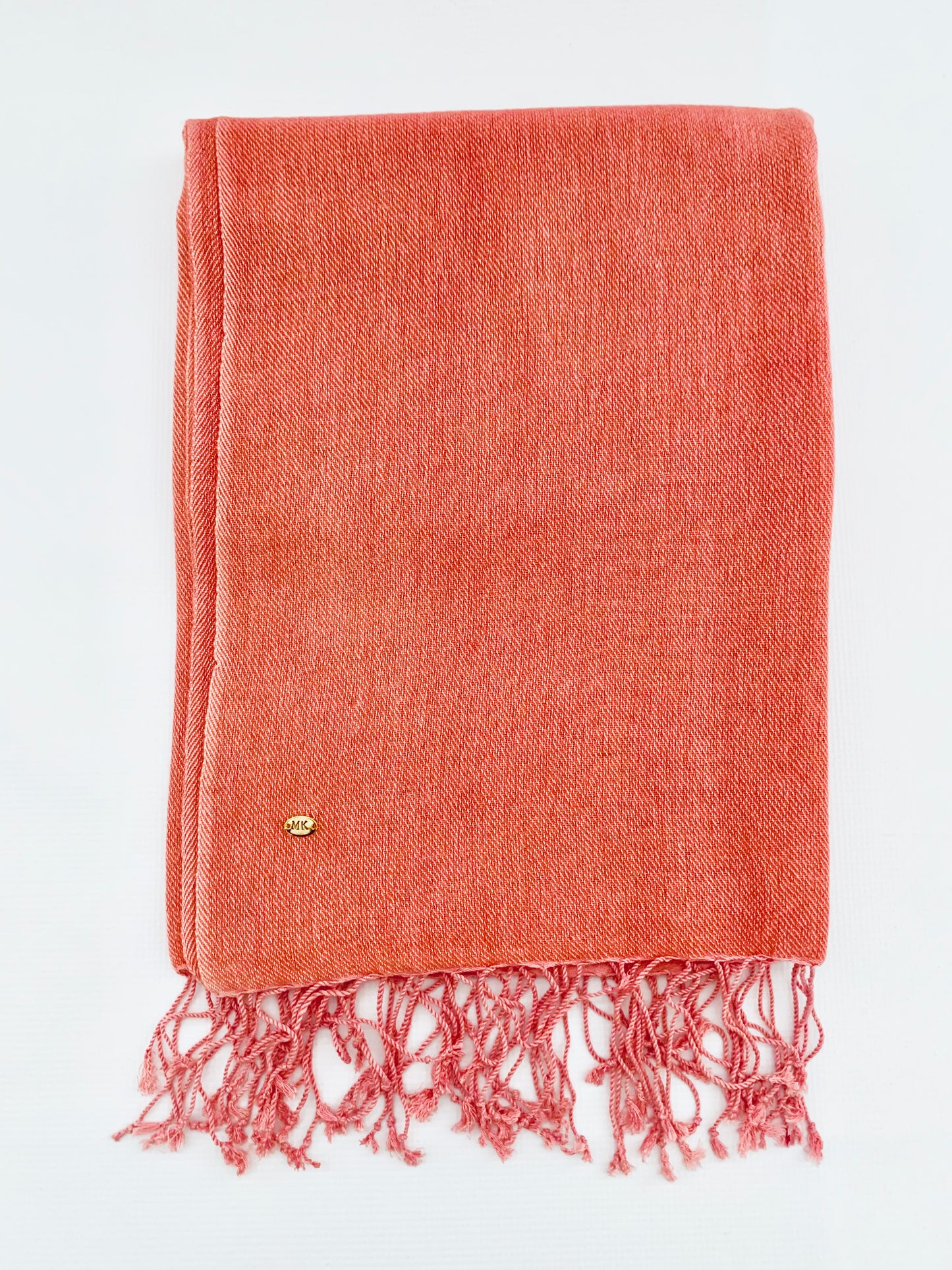 Handmade Personalised Initials 70/30 % Cashmere & Silk Pashmina Scarf - Konmay London