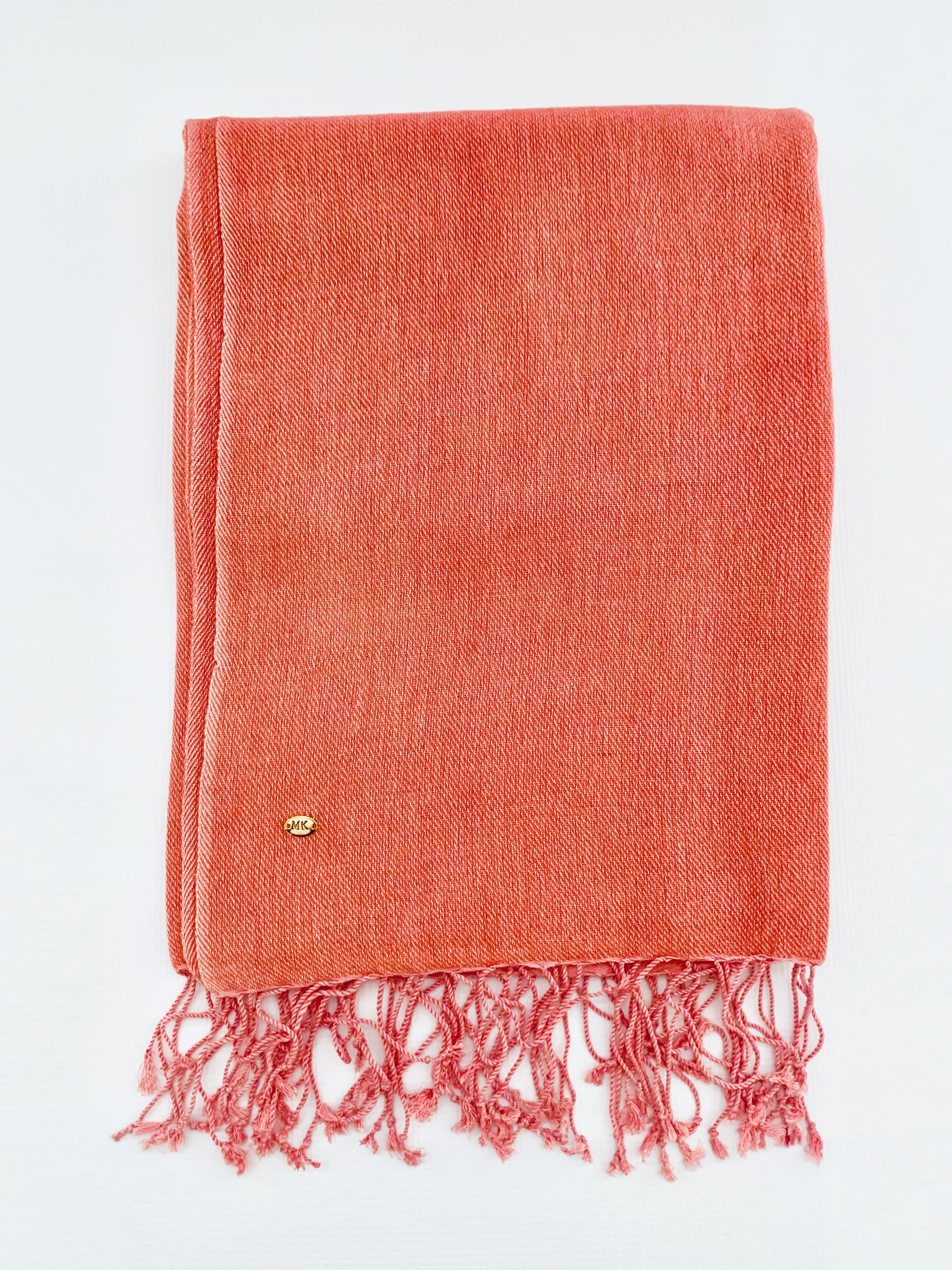 Handmade Personalised Initials 70/30 % Cashmere & Silk Pashmina Scarf - Konmay London