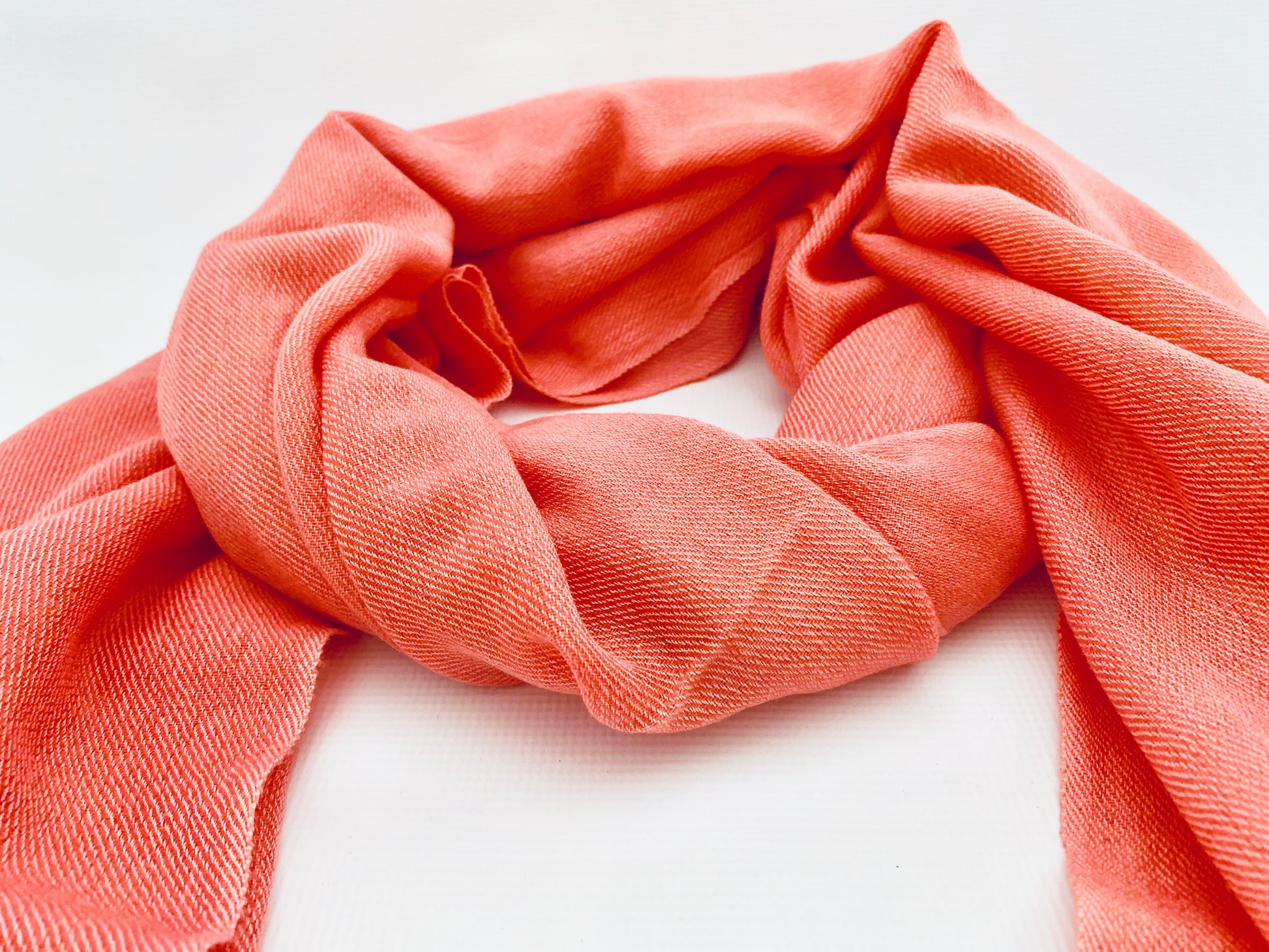 Handmade Personalised Initials 70/30 % Cashmere & Silk Pashmina Scarf - Konmay London