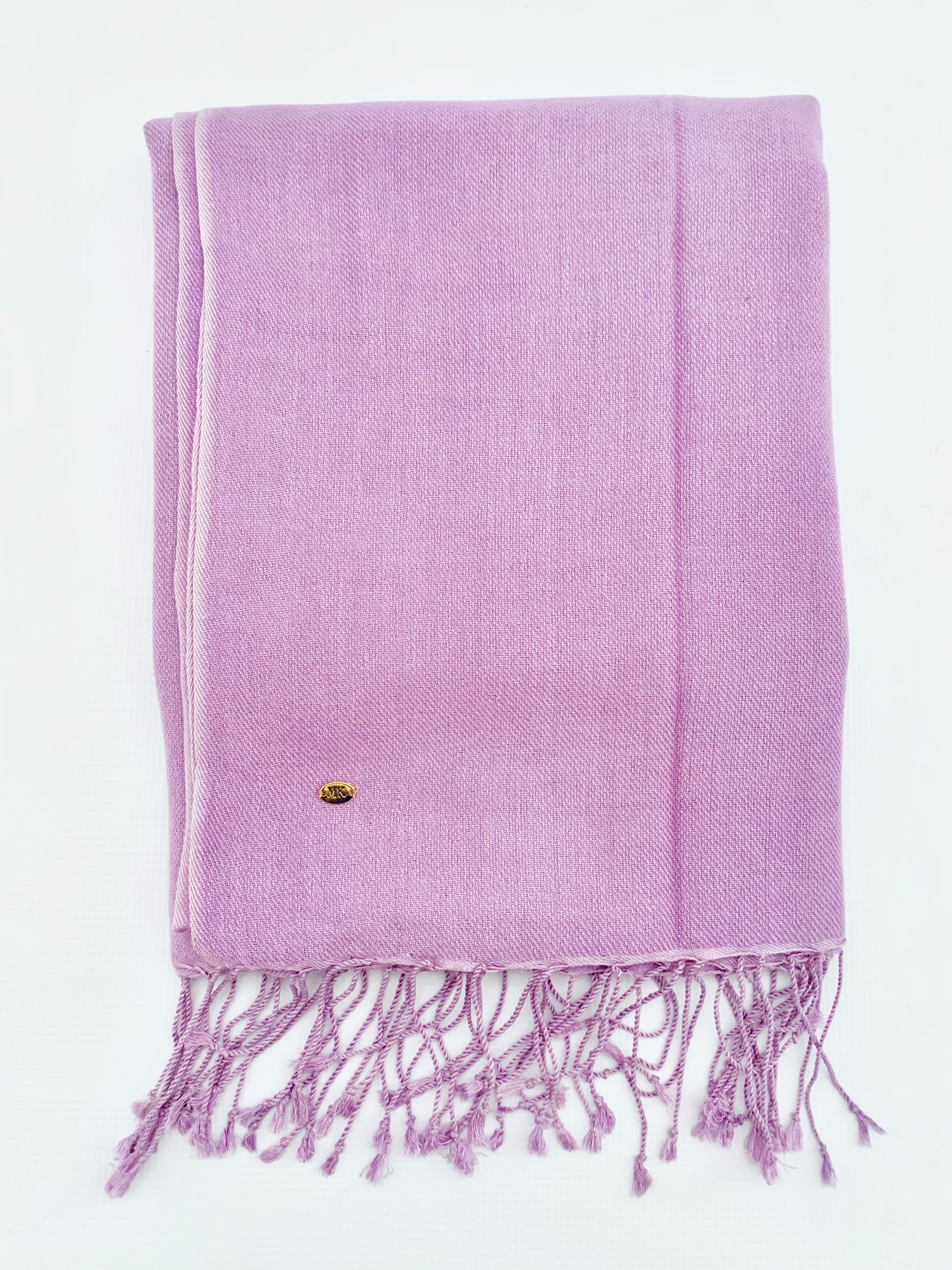 Handmade Personalised Initials 70/30 % Cashmere & Silk Pashmina Scarf - Konmay London