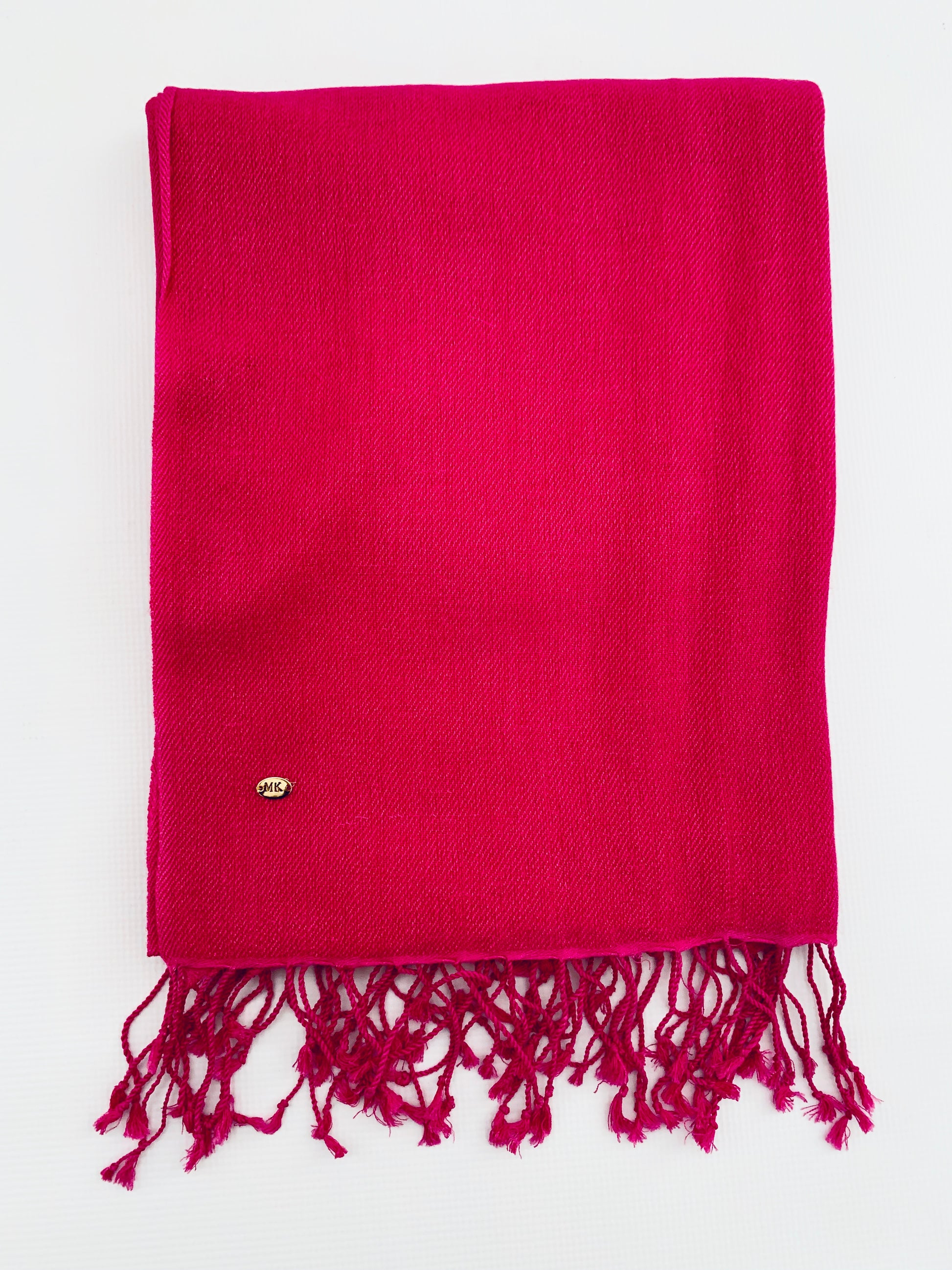 Handmade Personalised Initials 70/30 % Cashmere & Silk Pashmina Scarf - Konmay London