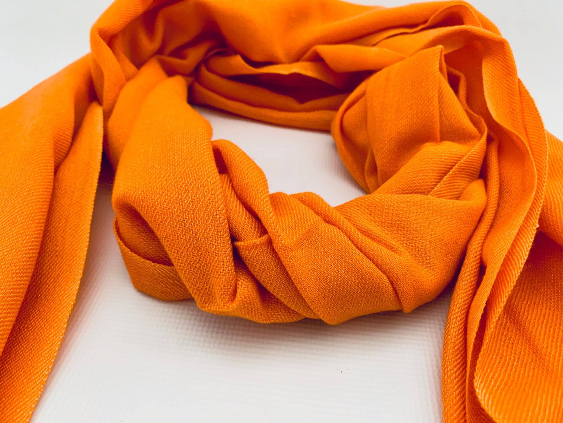 Handmade Personalised Initials 70/30 % Cashmere & Silk Pashmina Scarf - Konmay London