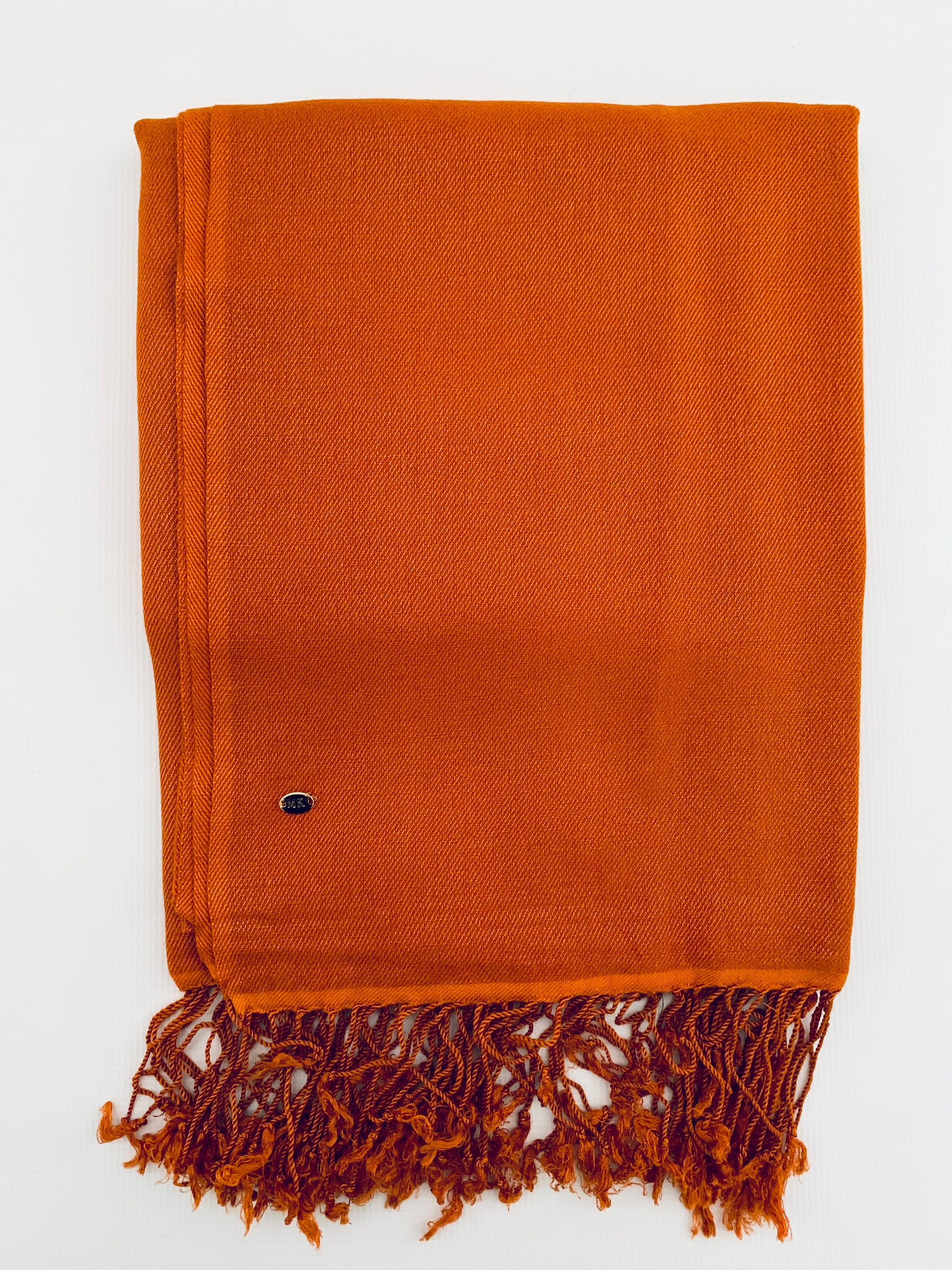 Handmade Personalised Initials 70/30 % Cashmere & Silk Pashmina Scarf - Konmay London