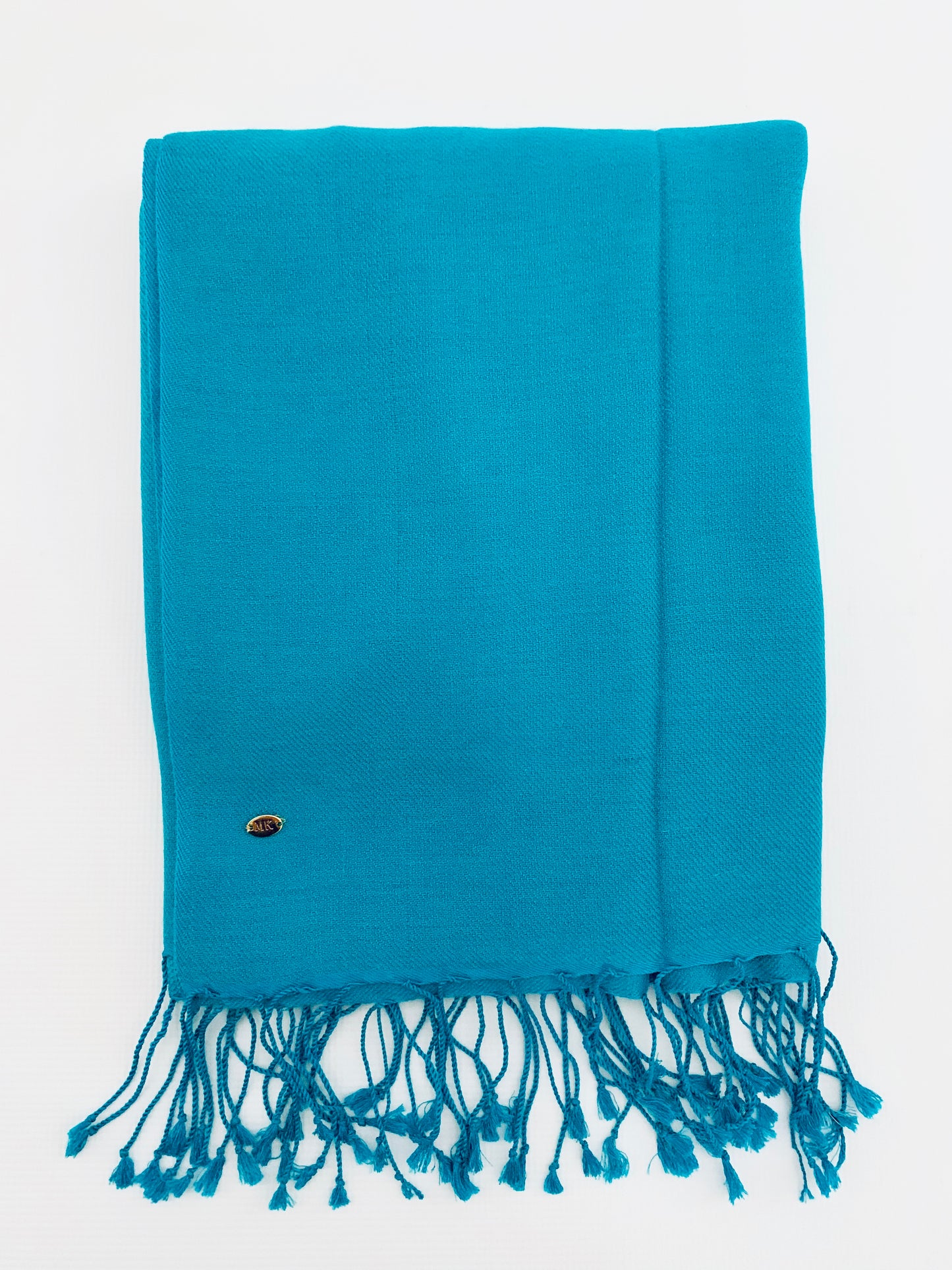 Handmade Personalised Initials 70/30 % Cashmere & Silk Pashmina Scarf - Konmay London