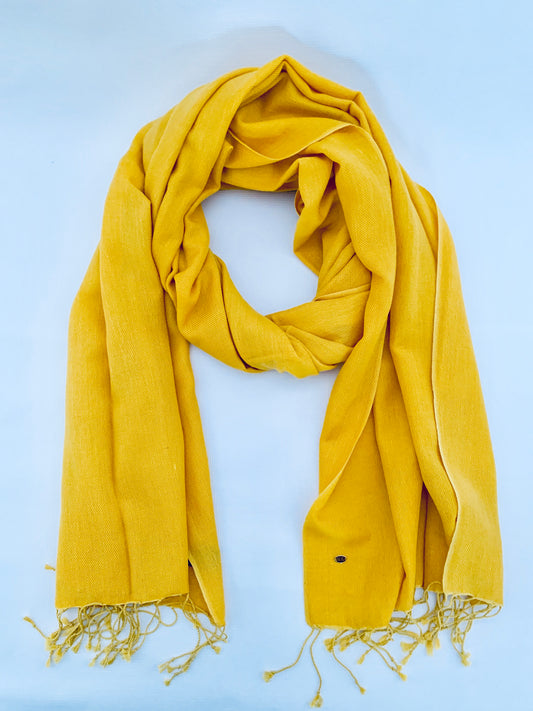 Handmade Personalised Initials 70/30 % Cashmere & Silk Pashmina Scarf - Konmay London
