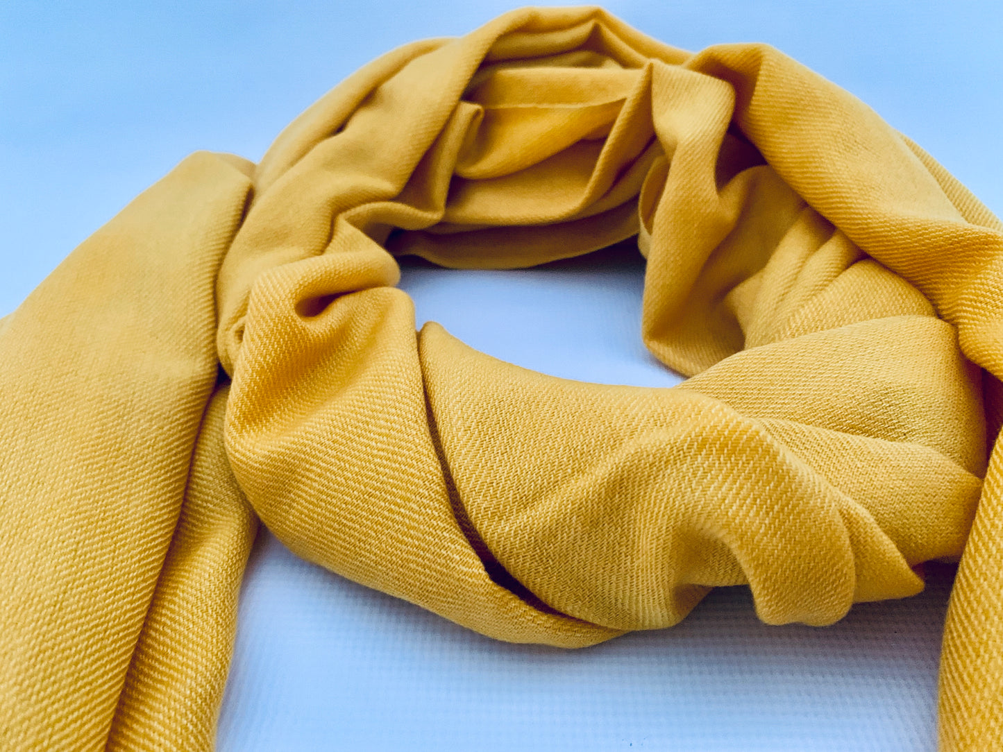 Handmade Personalised Initials 70/30 % Cashmere & Silk Pashmina Scarf - Konmay London