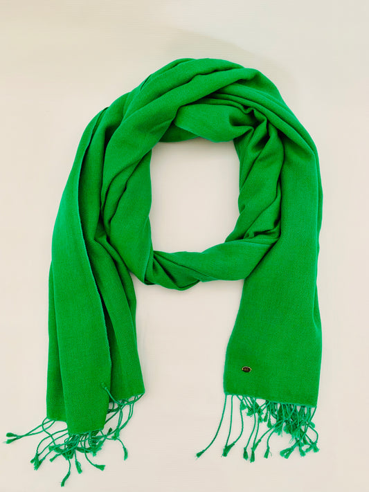Handmade Personalised Initials 70/30 % Cashmere & Silk Pashmina Scarf - Konmay London