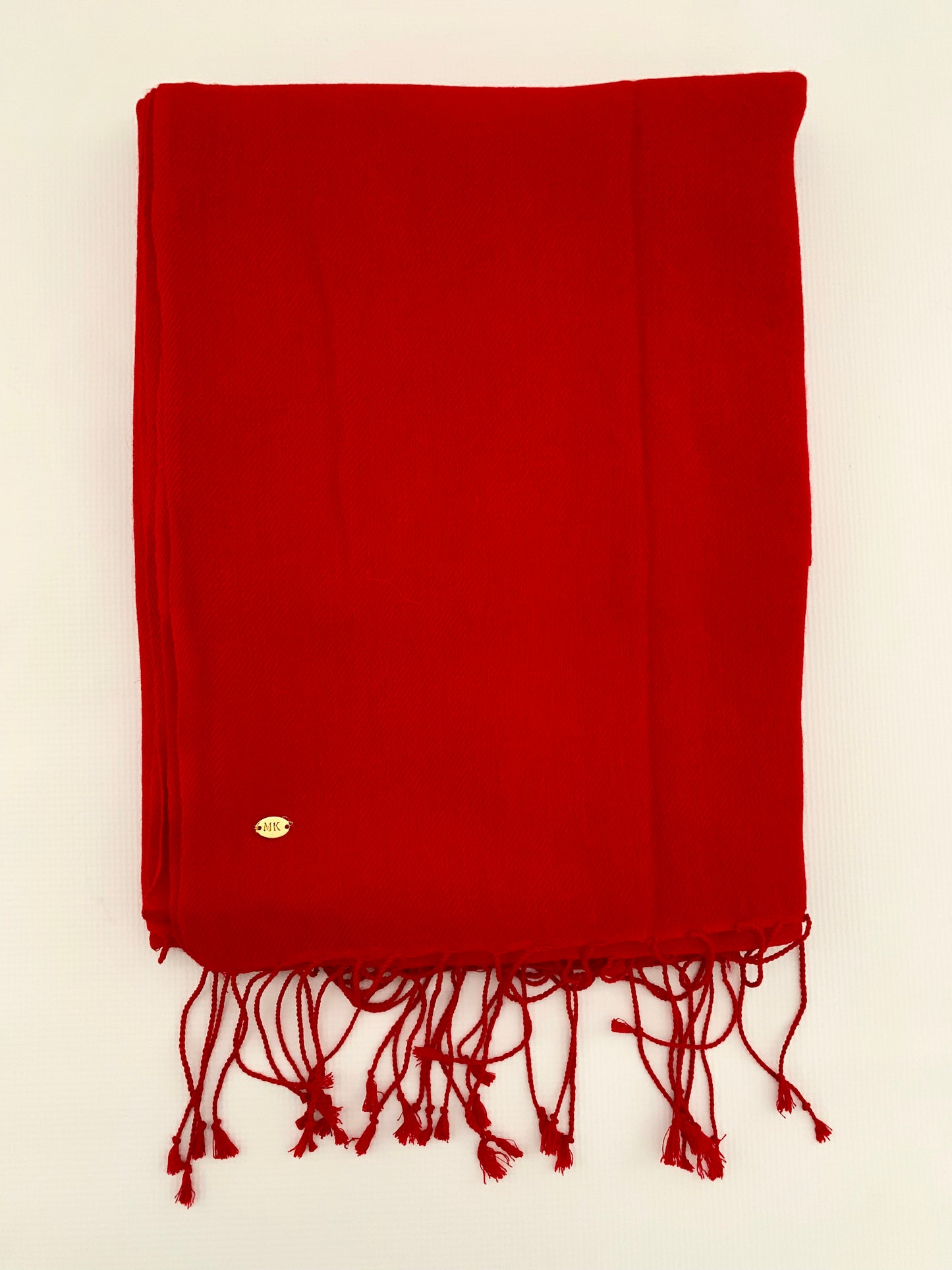 Handmade Personalised Initials 70/30 % Cashmere & Silk Pashmina Scarf - Konmay London