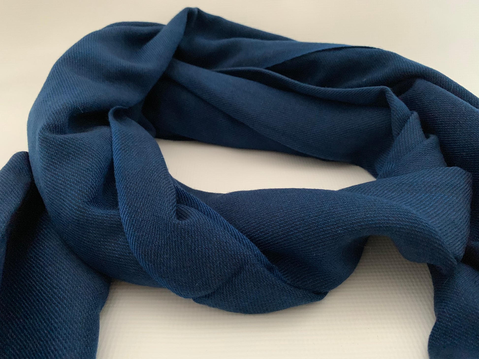 Handmade Personalised Initials 70/30 % Cashmere & Silk Pashmina Scarf - Konmay London