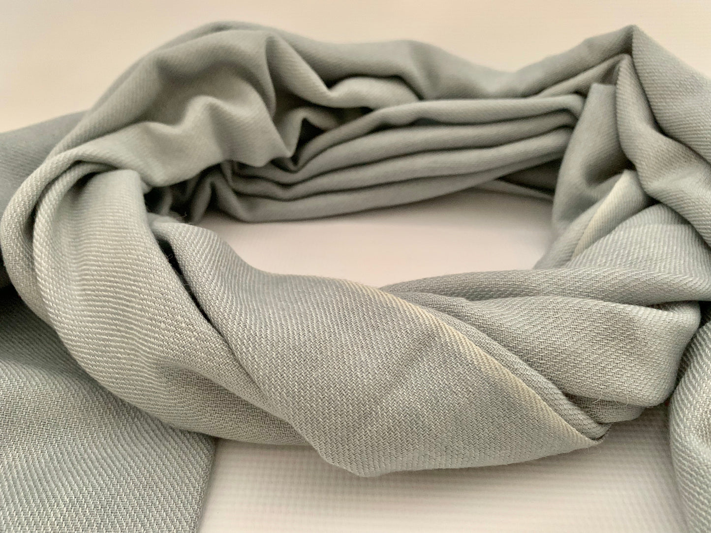 Handmade Personalised Initials 70/30 % Cashmere & Silk Pashmina Scarf - Konmay London