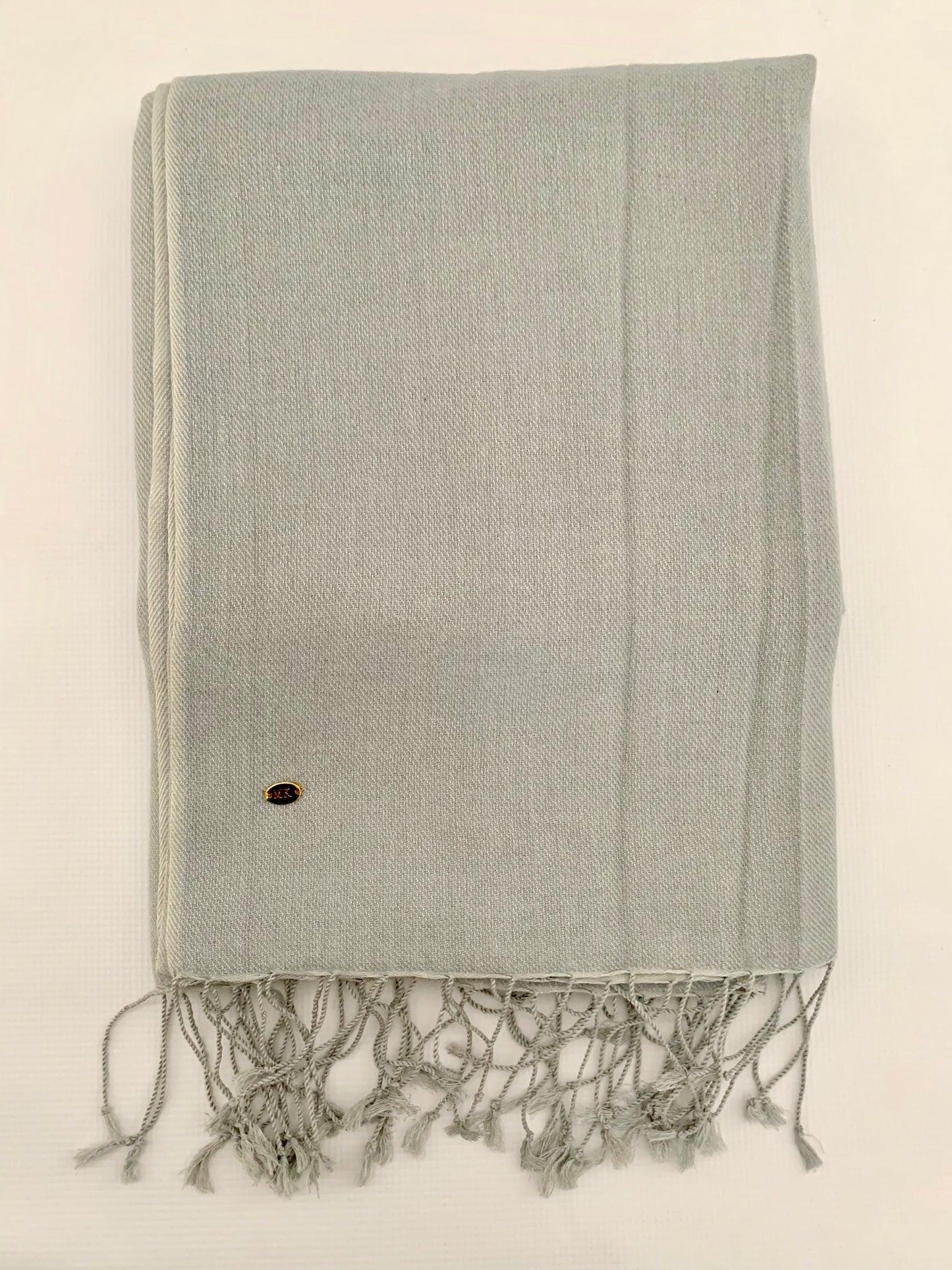 Handmade Personalised Initials 70/30 % Cashmere & Silk Pashmina Scarf - Konmay London