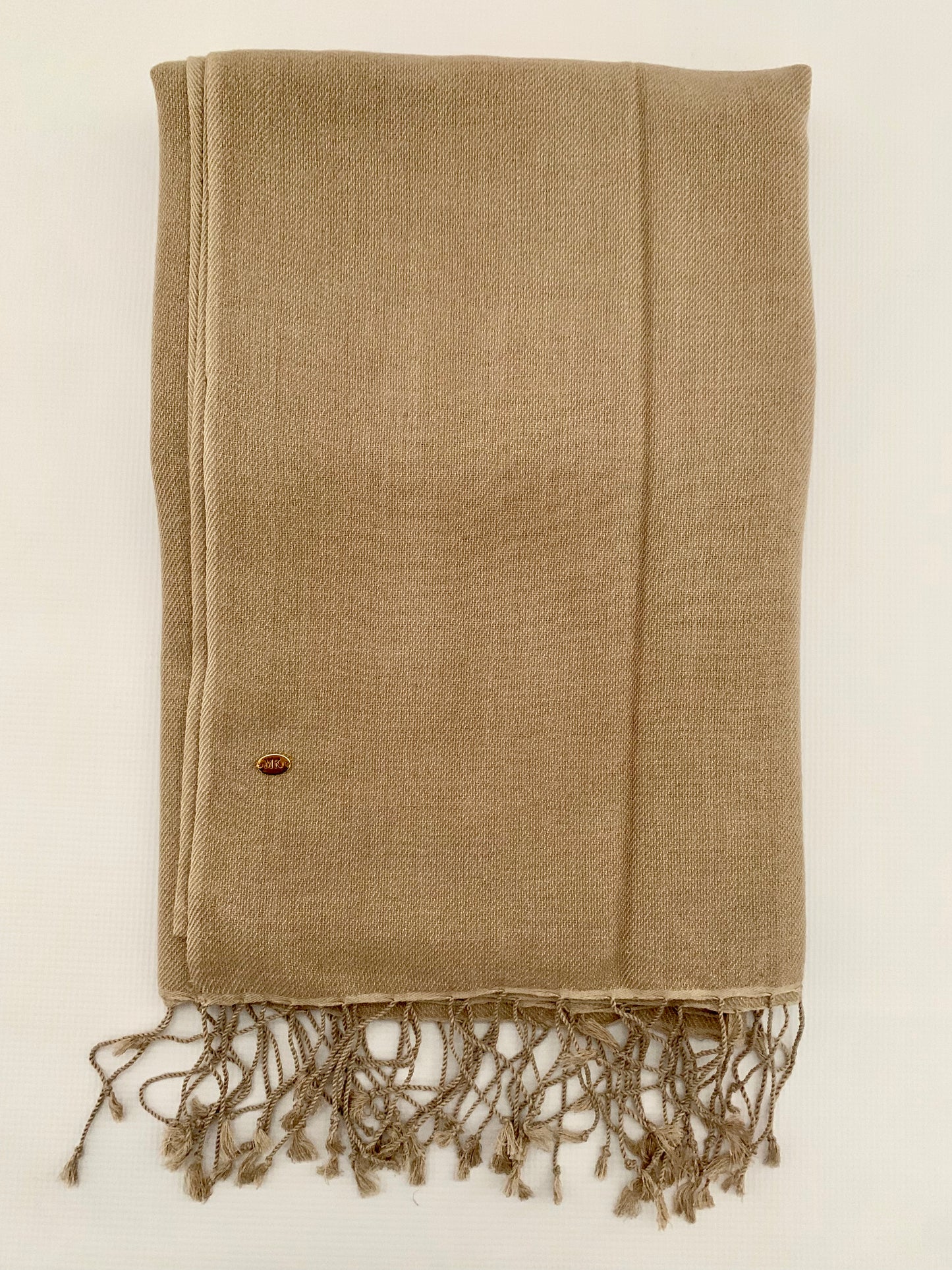 Handmade Personalised Initials 70/30 % Cashmere & Silk Pashmina Scarf - Konmay London