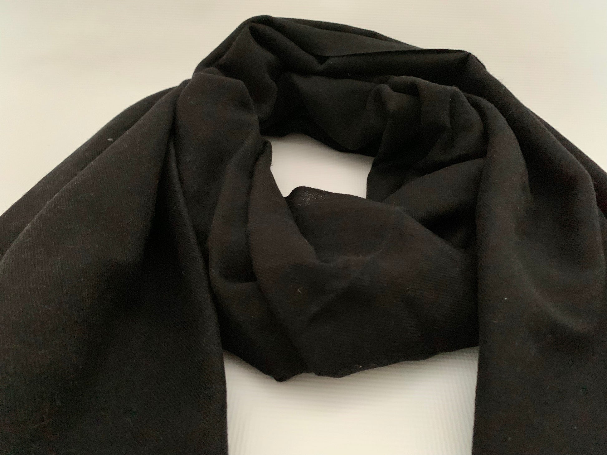 Handmade Personalised Initials 70/30 % Cashmere & Silk Pashmina Scarf - Konmay London