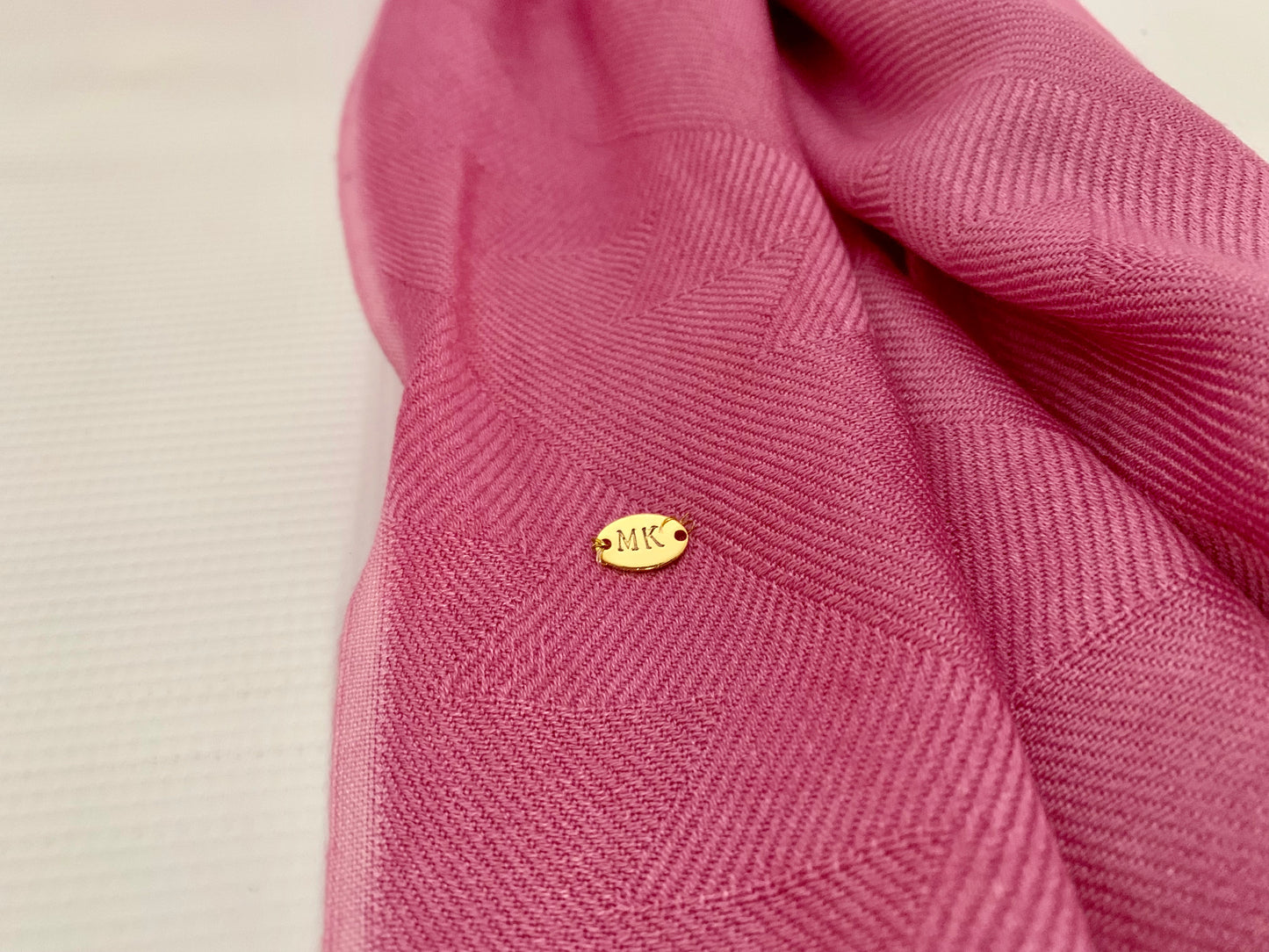 Personalised Initials Bamboo Fibre Scarf - Konmay London