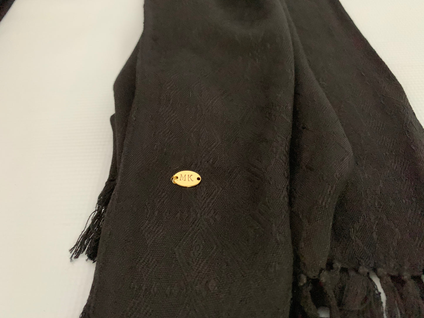Personalised Initials Bamboo Fibre Scarf - Konmay London