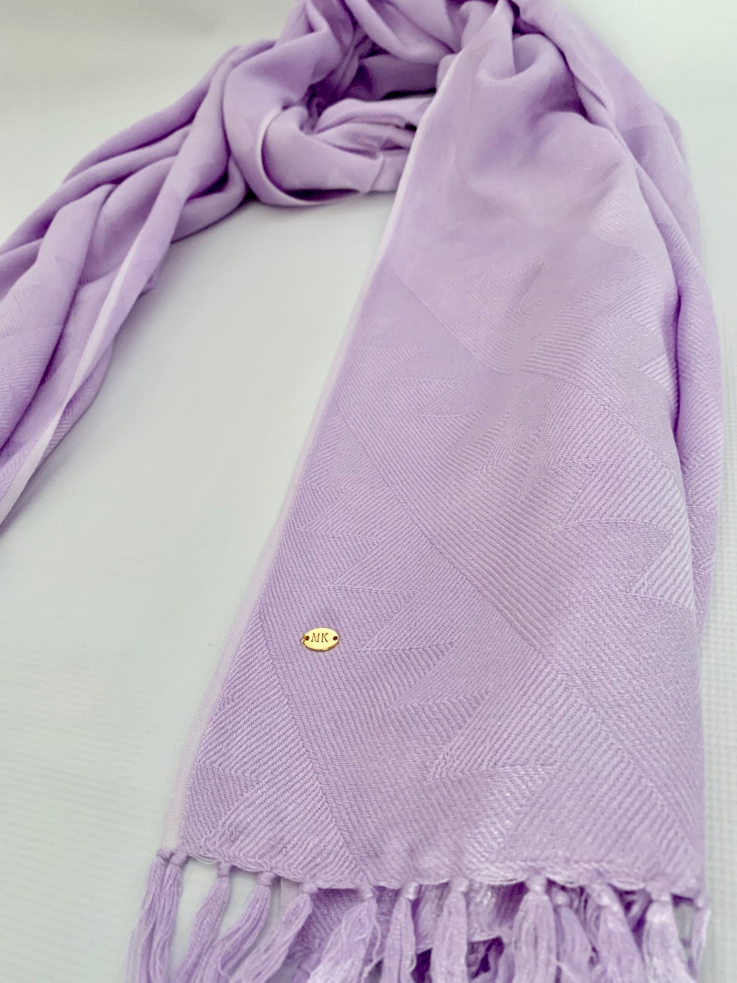 Personalised Initials Bamboo Fibre Scarf - Konmay London