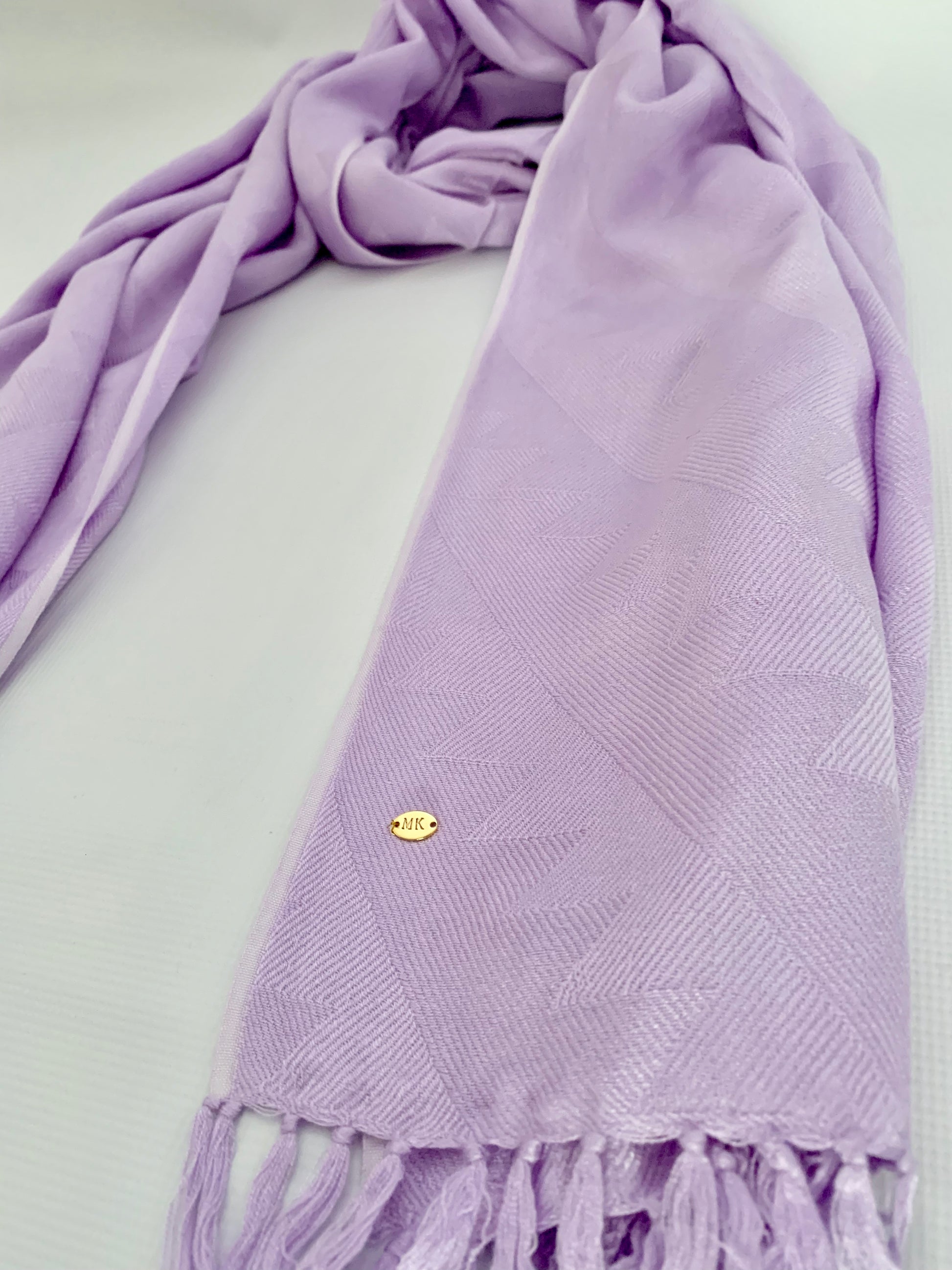 Personalised Initials Bamboo Fibre Scarf - Konmay London