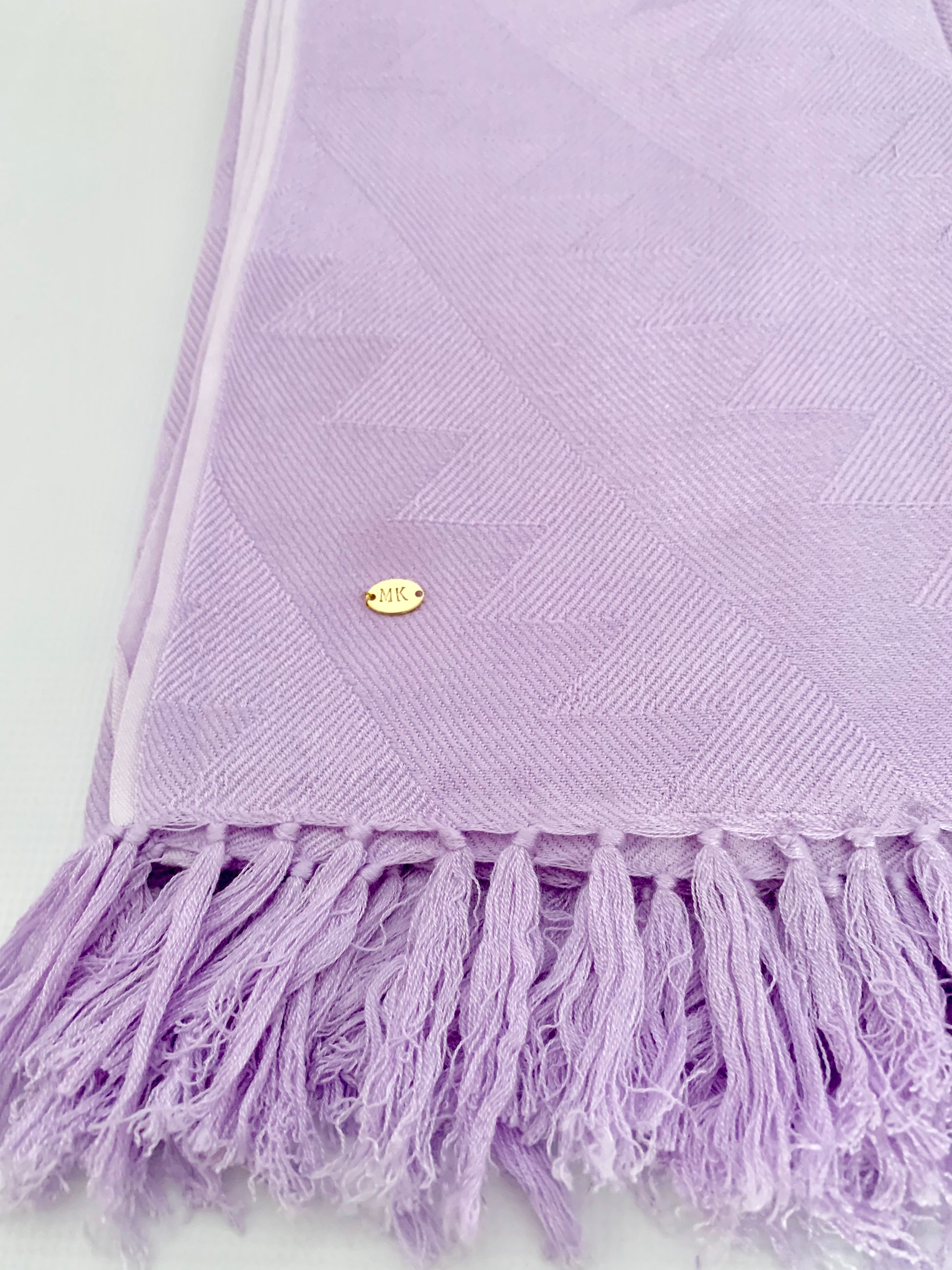 Personalised Initials Bamboo Fibre Scarf - Konmay London