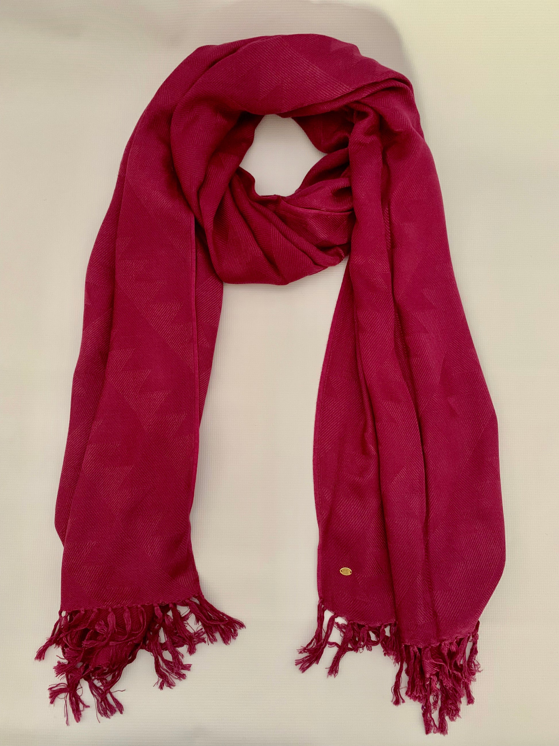 Personalised Initials Bamboo Fibre Scarf - Konmay London
