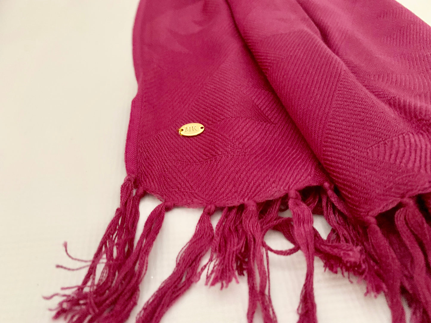 Personalised Initials Bamboo Fibre Scarf - Konmay London