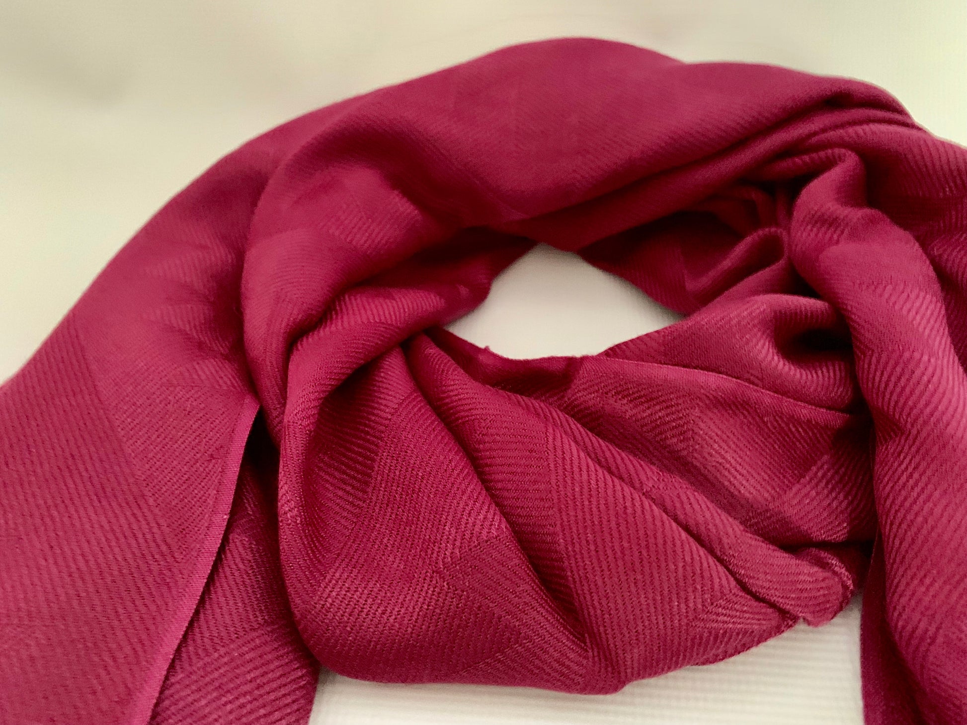 Personalised Initials Bamboo Fibre Scarf - Konmay London