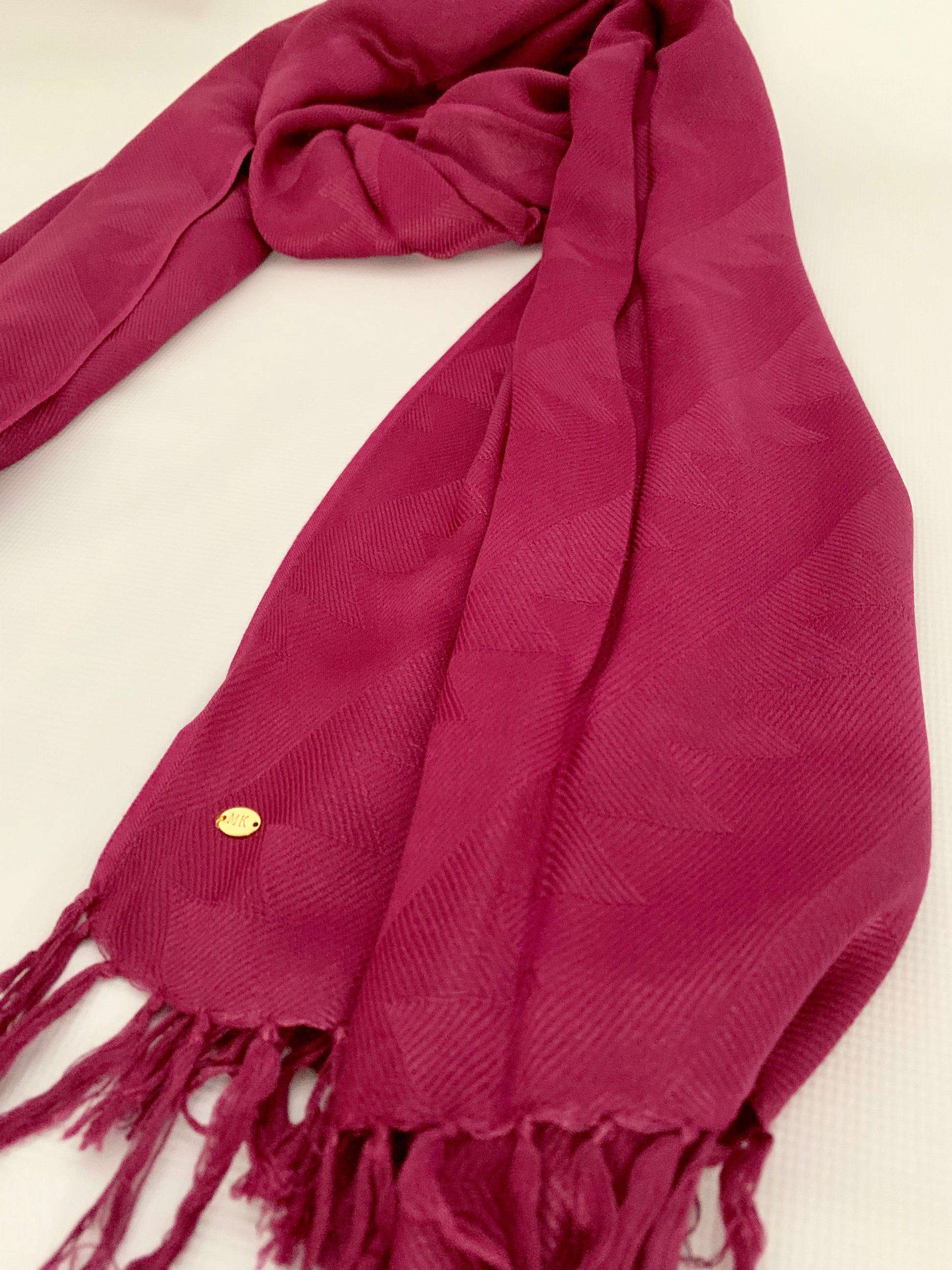 Personalised Initials Bamboo Fibre Scarf - Konmay London