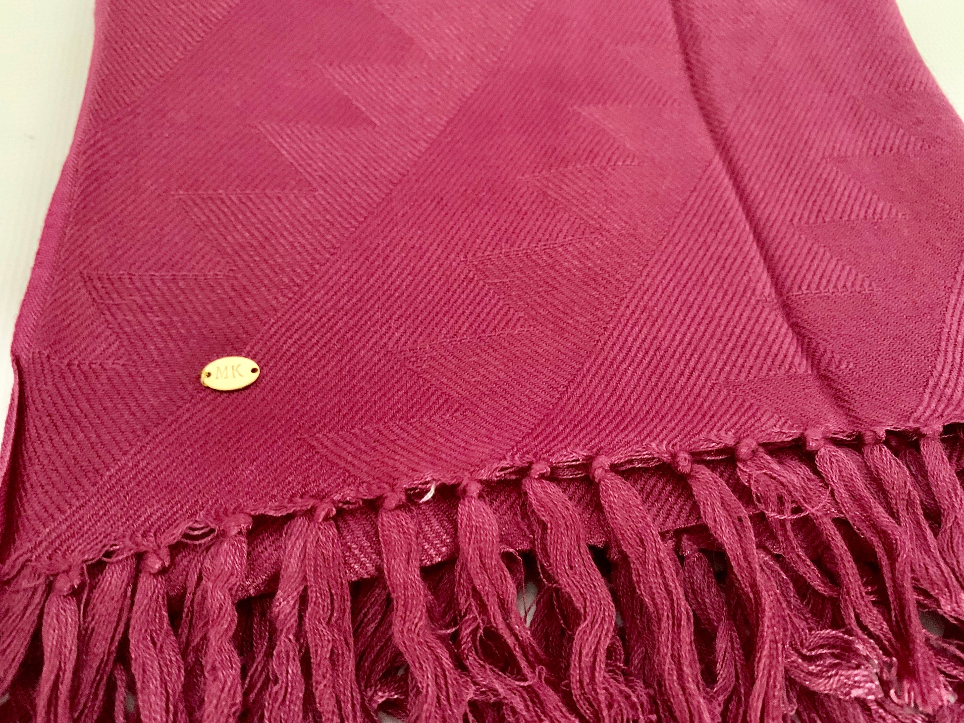 Personalised Initials Bamboo Fibre Scarf - Konmay London