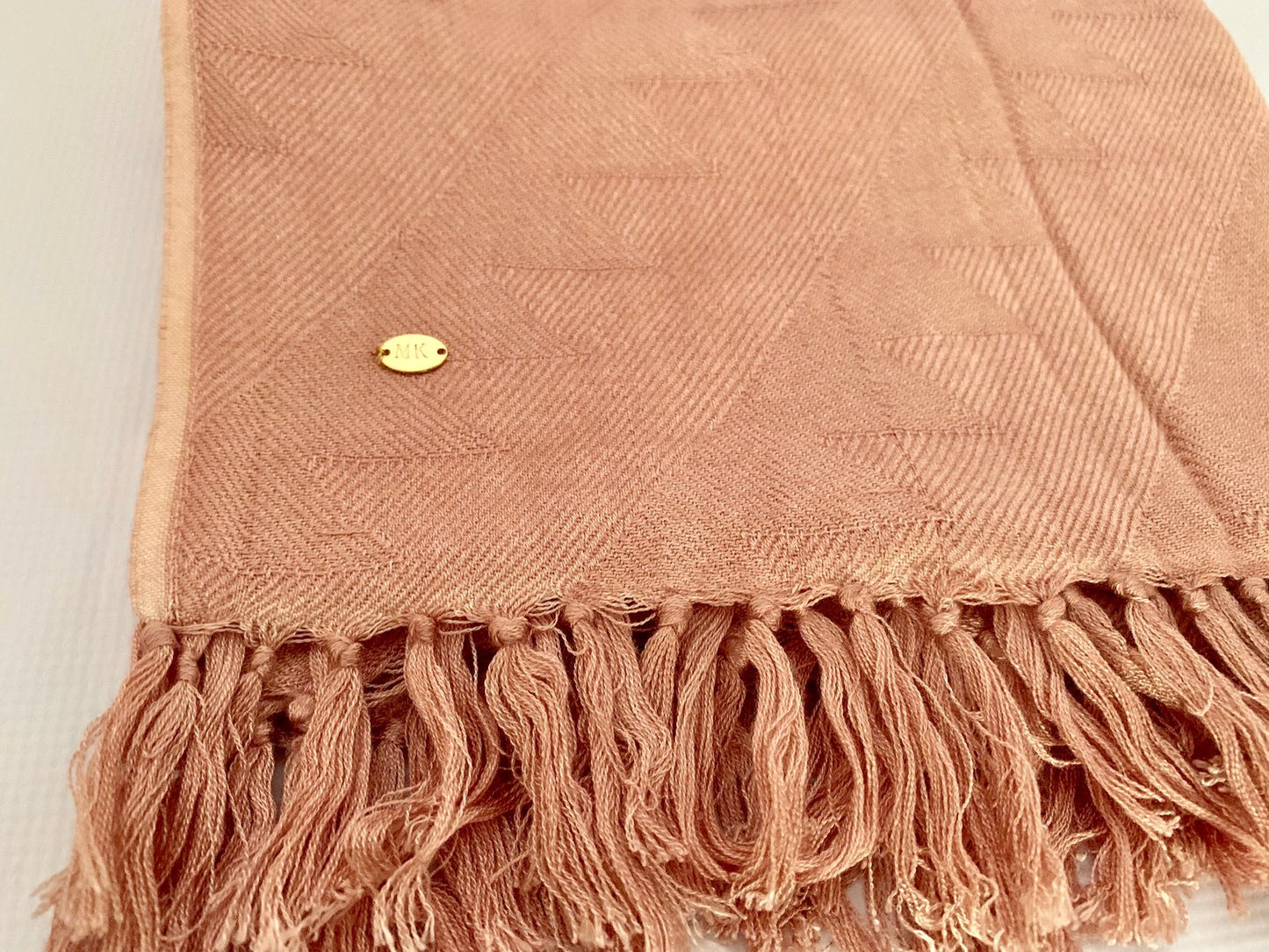 Personalised Initials Bamboo Fibre Scarf - Konmay London