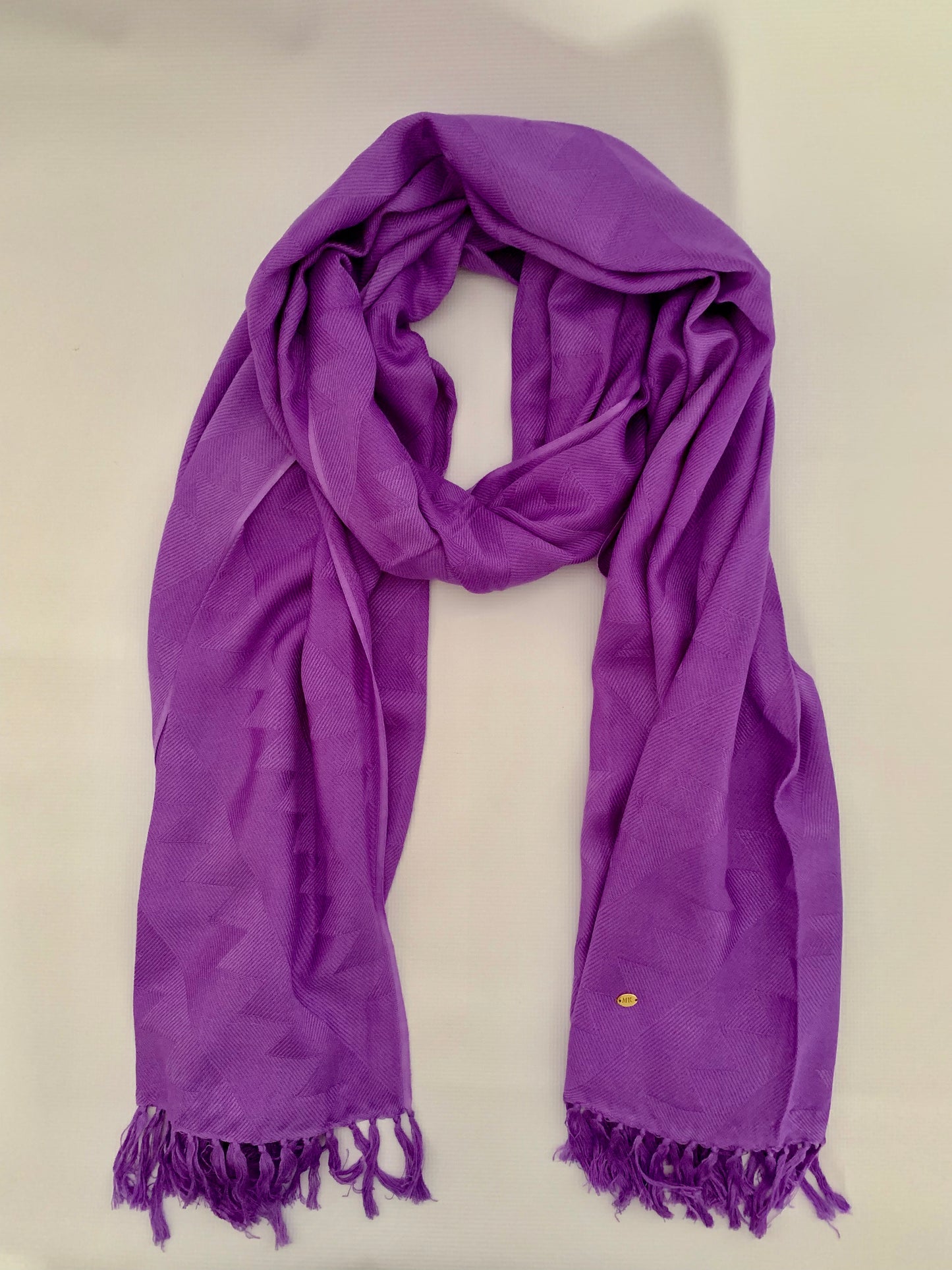 Personalised Initials Bamboo Fibre Scarf - Konmay London